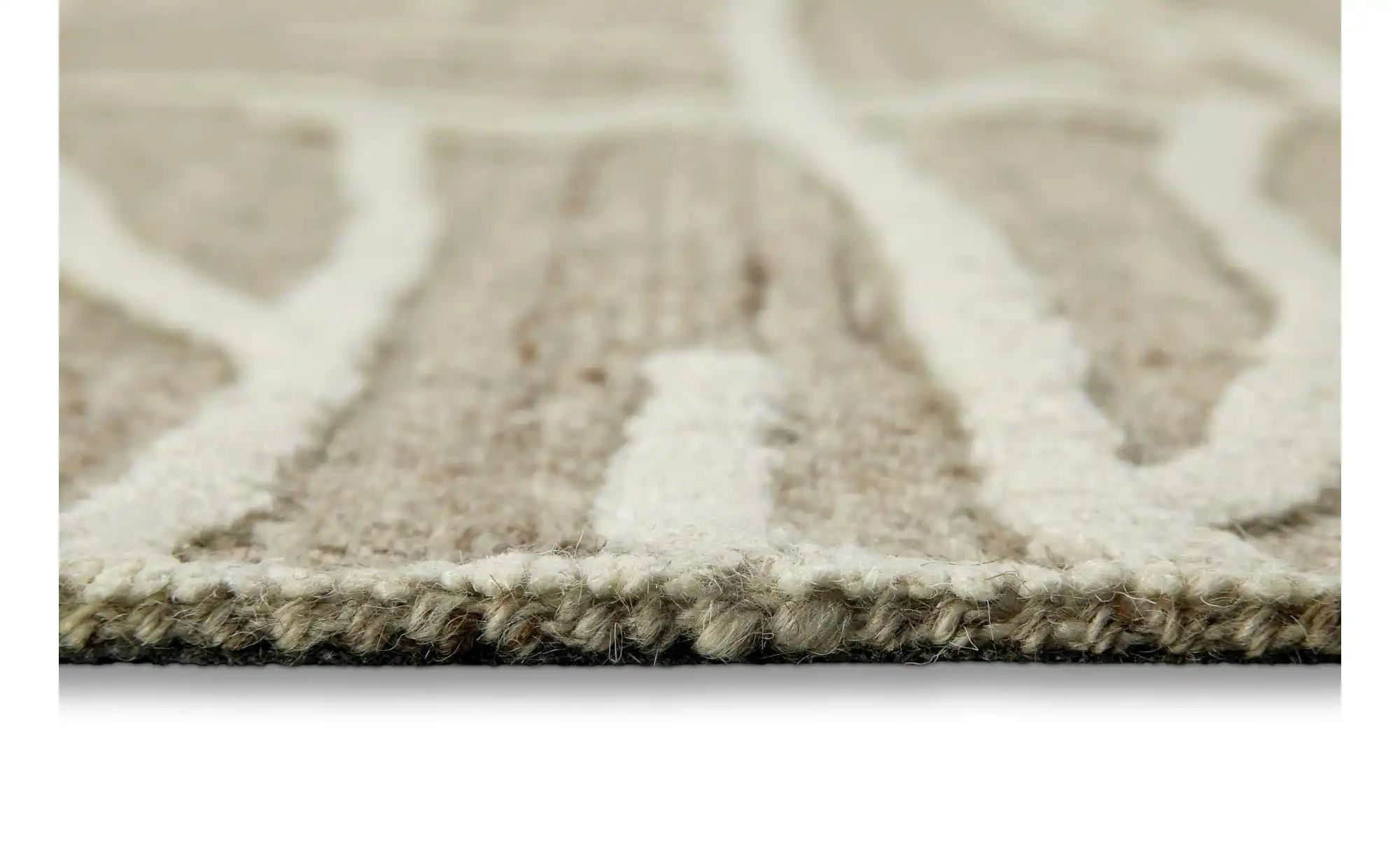 WECONhome Teppich   ¦ creme ¦ Synthetische Fasern ¦ Maße (cm): B: 40 H: 6 T günstig online kaufen