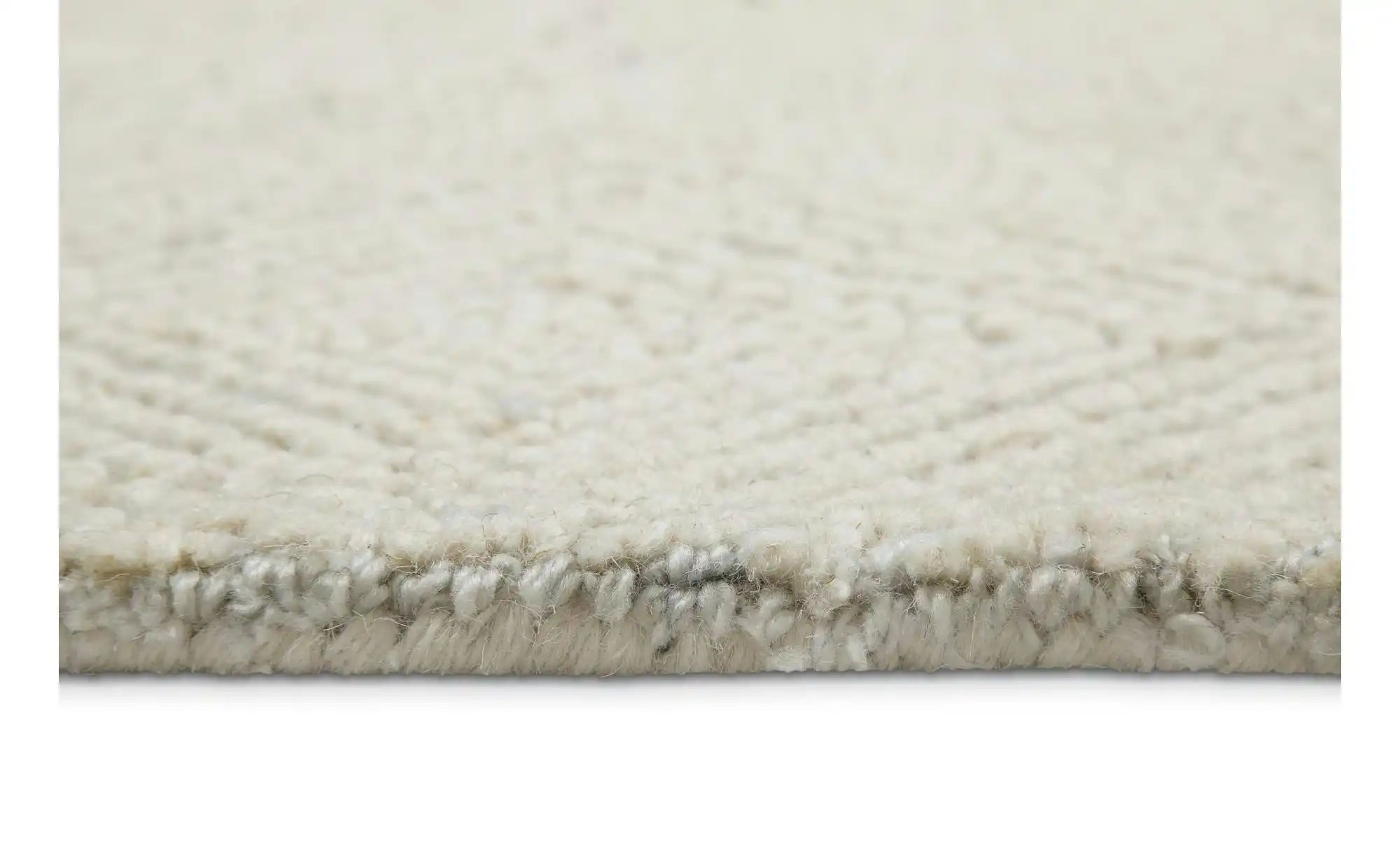 WECONhome Teppich   ¦ creme ¦ Wolle,Synthetische Fasern ¦ Maße (cm): B: 40 günstig online kaufen
