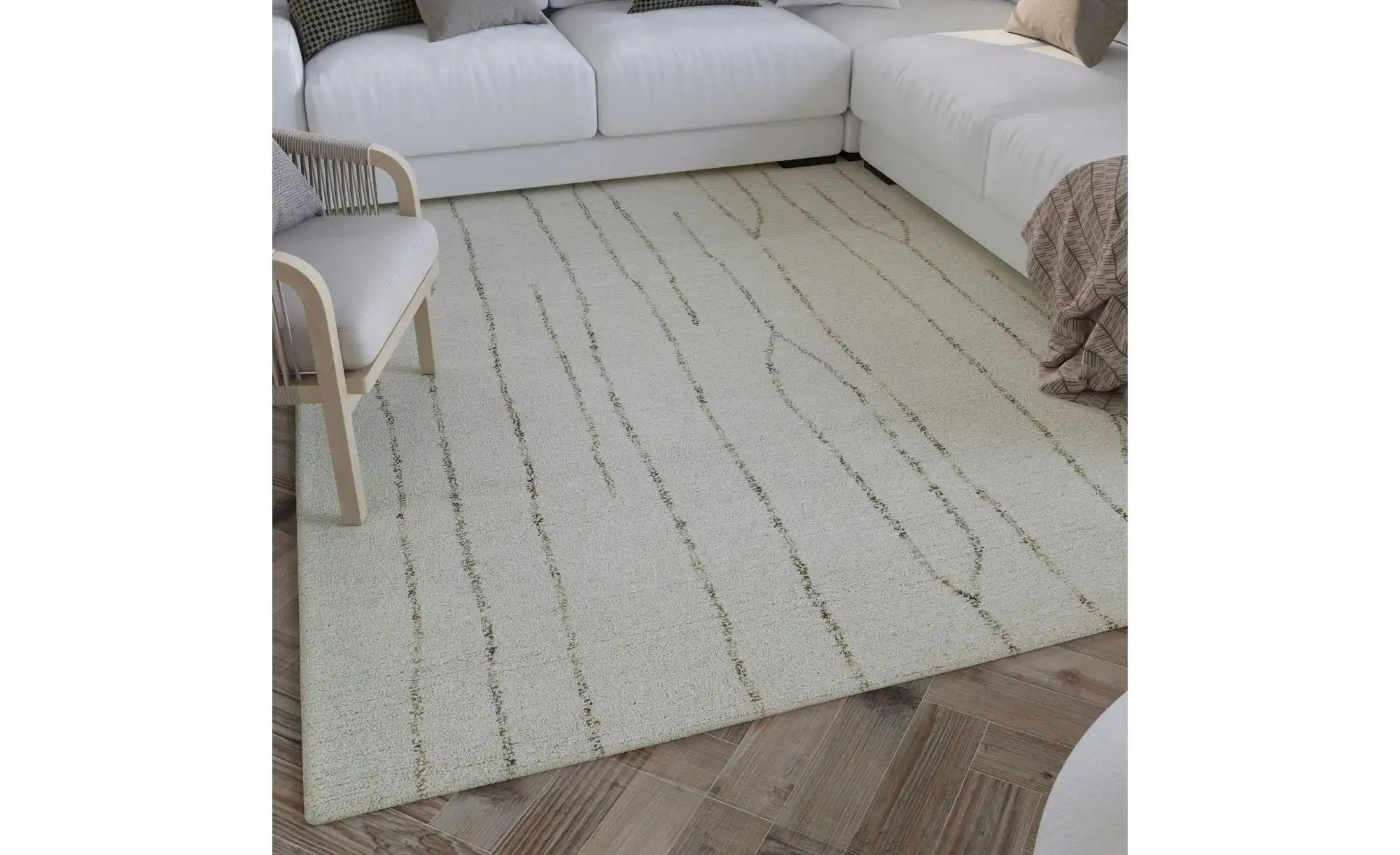 WECONhome Teppich   ¦ creme ¦ Wolle ¦ Maße (cm): B: 200 H: 10 Teppiche > Wo günstig online kaufen