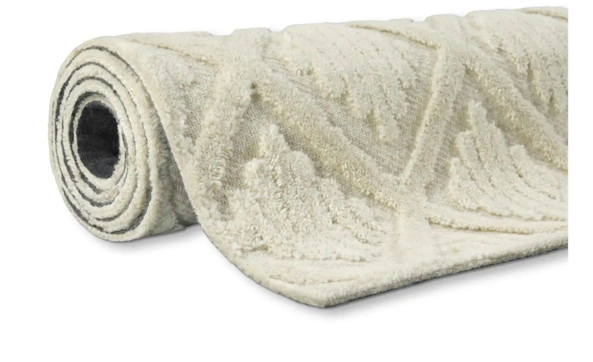 Thumbnail - WECONhome Teppich   ¦ creme ¦ Wolle ¦ Maße (cm): B: 40 H: 10 Teppiche > Wohnteppiche - Höffner