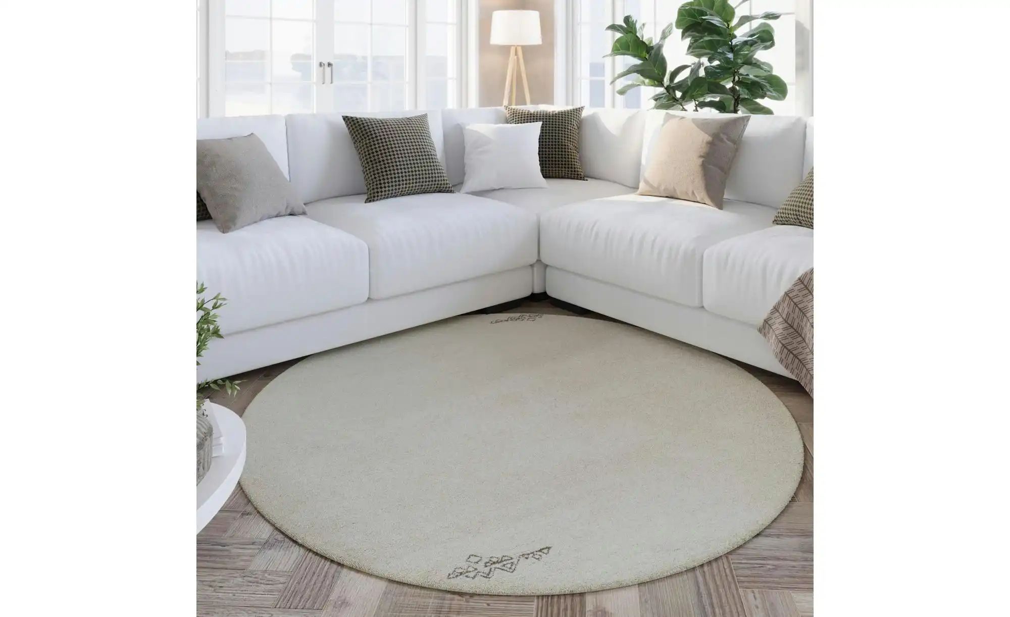WECONhome Teppich   ¦ weiß ¦ Wolle ¦ Maße (cm): B: 180 H: 15 Teppiche > Woh günstig online kaufen