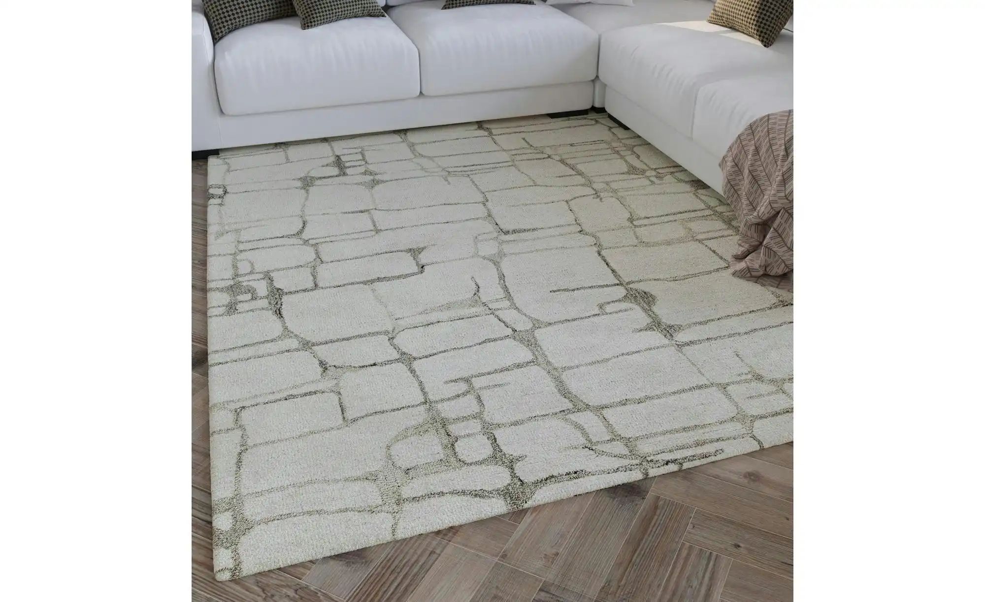 WECONhome Teppich   ¦ creme ¦ Wolle ¦ Maße (cm): B: 240 H: 5 Teppiche > Woh günstig online kaufen