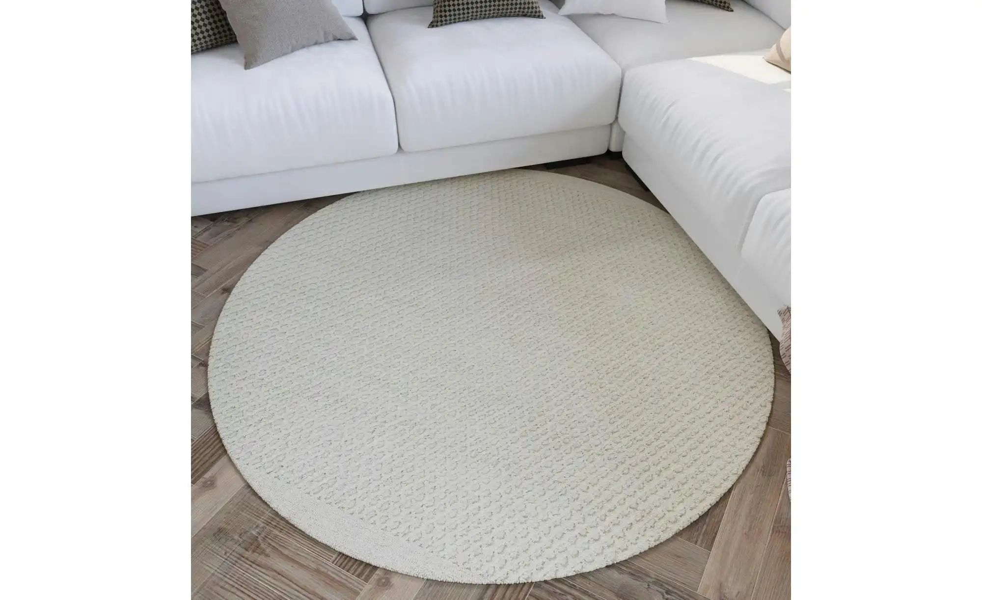 WECONhome Teppich   ¦ weiß ¦ Wolle ¦ Maße (cm): B: 200 H: 6 Teppiche > Wohn günstig online kaufen