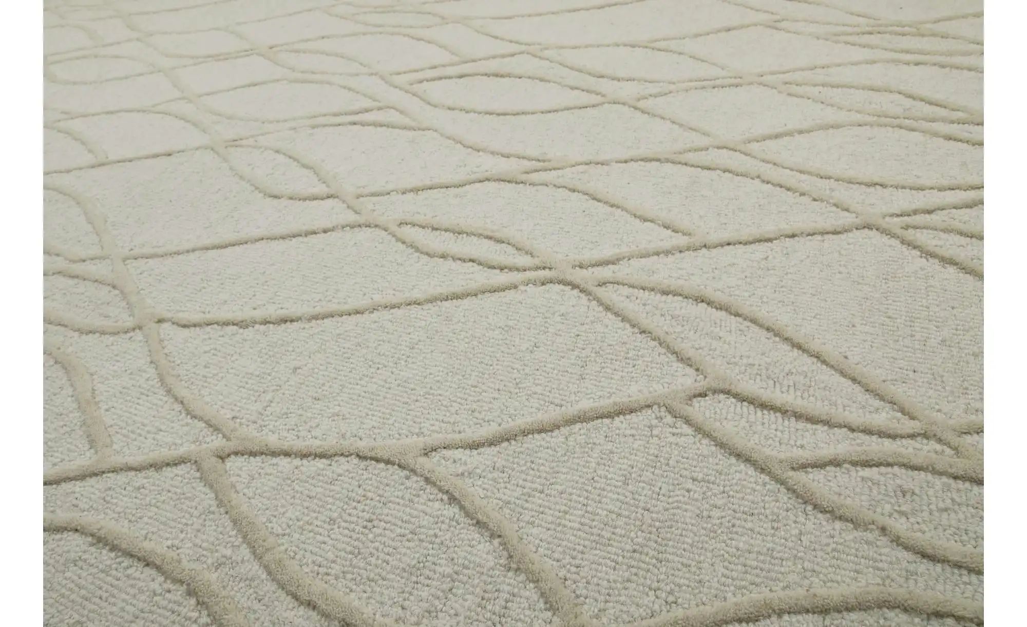 WECONhome Teppich   ¦ creme ¦ Wolle ¦ Maße (cm): B: 110 H: 10 Teppiche > Wo günstig online kaufen