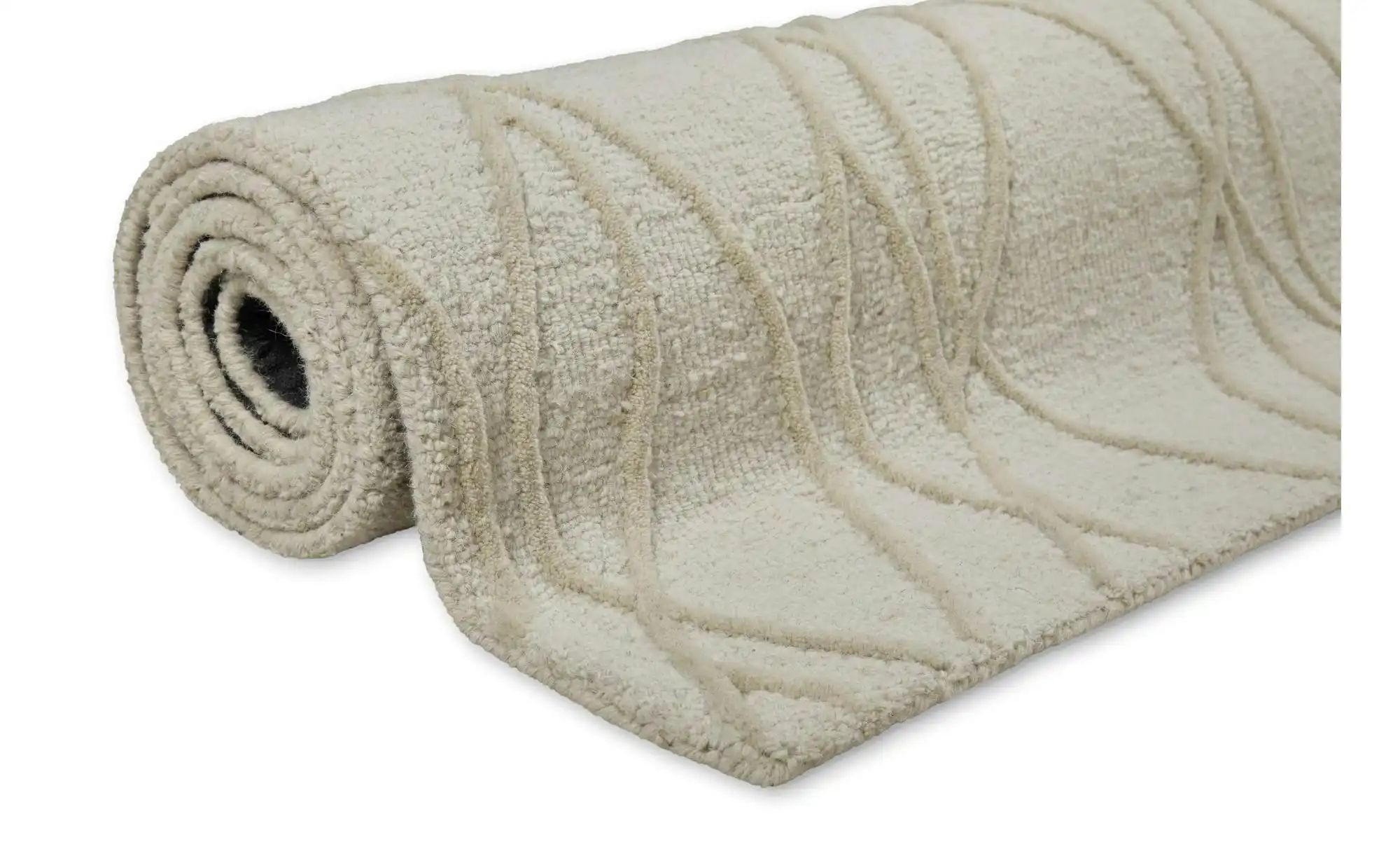 Thumbnail - WECONhome Teppich   ¦ creme ¦ Wolle ¦ Maße (cm): B: 110 H: 10 Teppiche > Wohnteppiche - Höffner