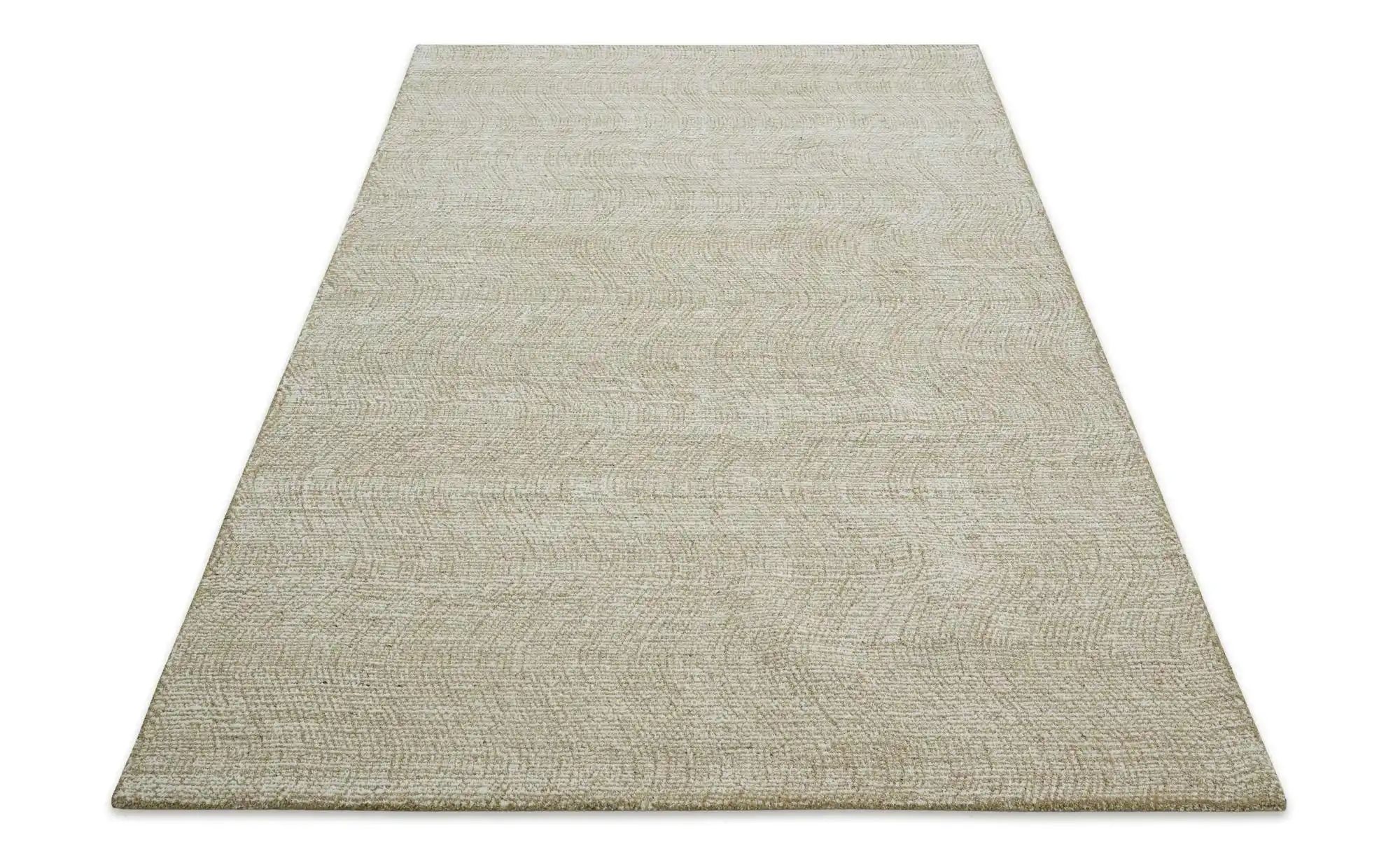 WECONhome Teppich   ¦ beige ¦ Wolle ¦ Maße (cm): B: 110 H: 5 Teppiche > Woh günstig online kaufen