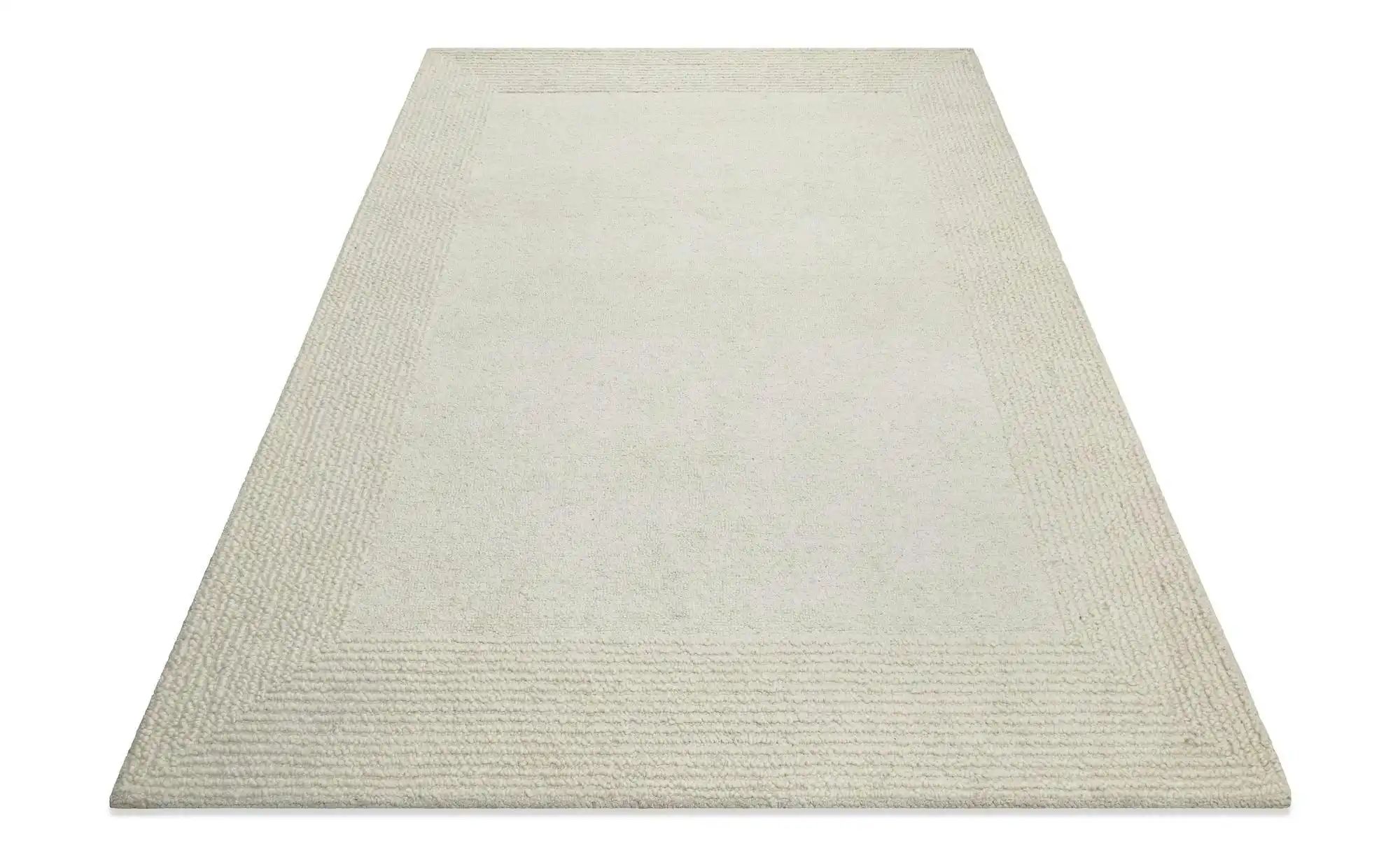 WECONhome Teppich   ¦ creme ¦ Wolle ¦ Maße (cm): B: 40 H: 10 Teppiche > Woh günstig online kaufen