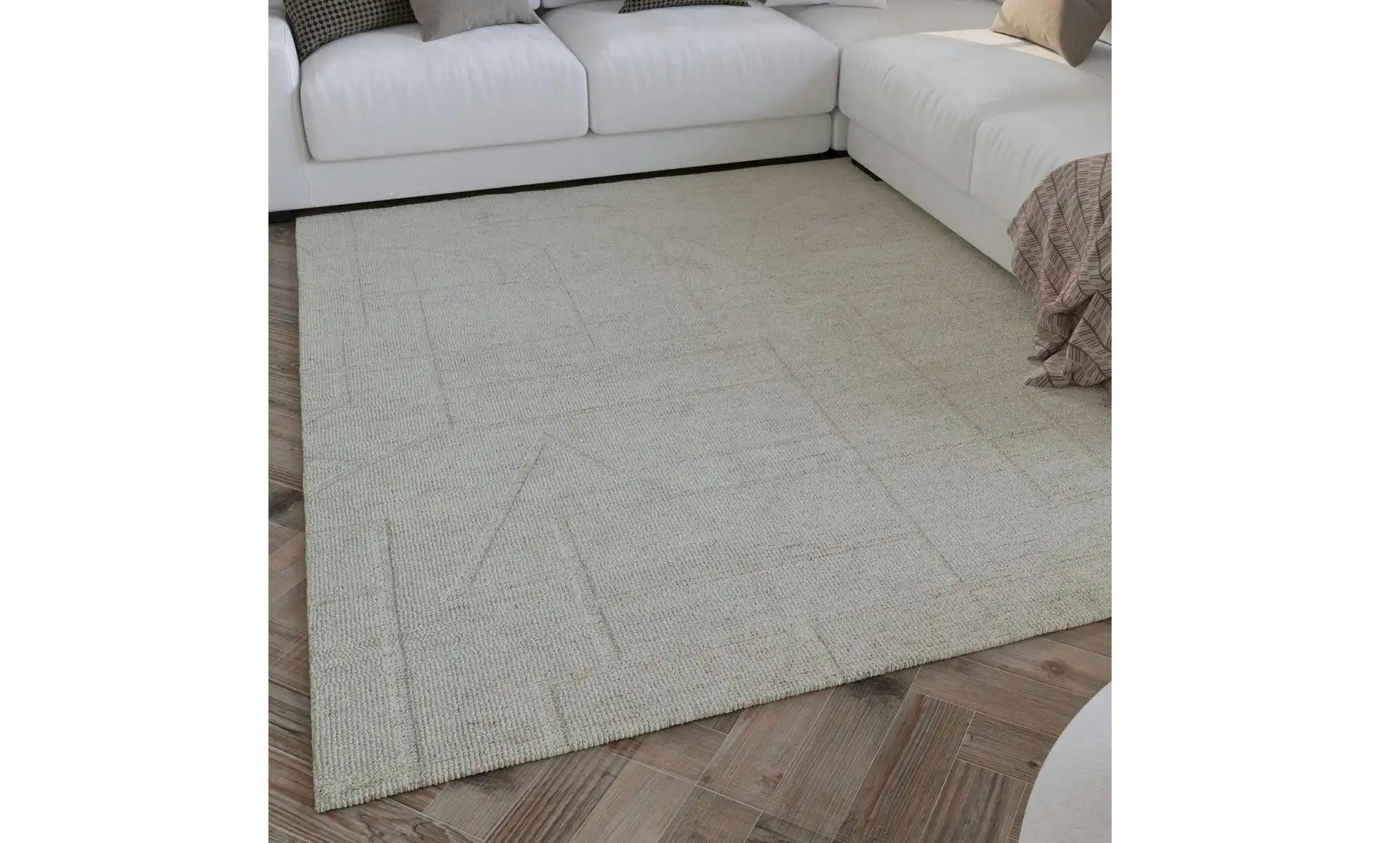 WECONhome Teppich   ¦ creme ¦ Synthetische Fasern ¦ Maße (cm): B: 300 H: 6 günstig online kaufen