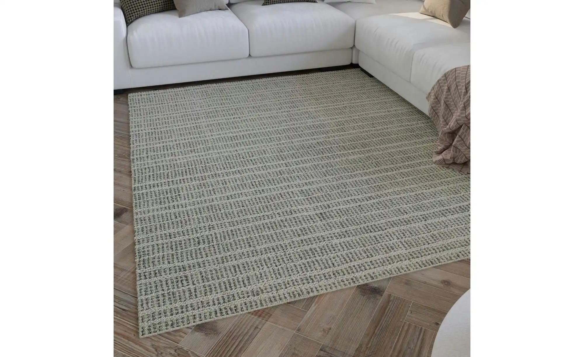 WECONhome Teppich   ¦ grau ¦ Wolle ¦ Maße (cm): B: 140 H: 10 Teppiche > Woh günstig online kaufen