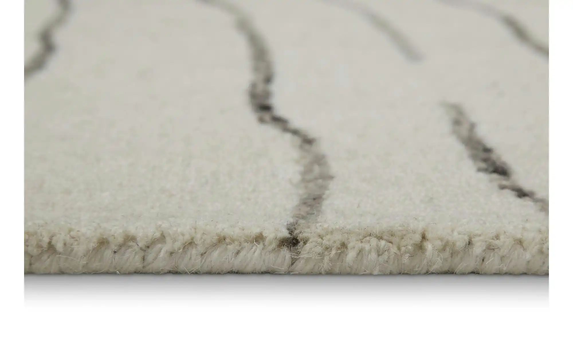 WECONhome Teppich   ¦ creme ¦ Wolle ¦ Maße (cm): B: 140 H: 5 Teppiche > Woh günstig online kaufen