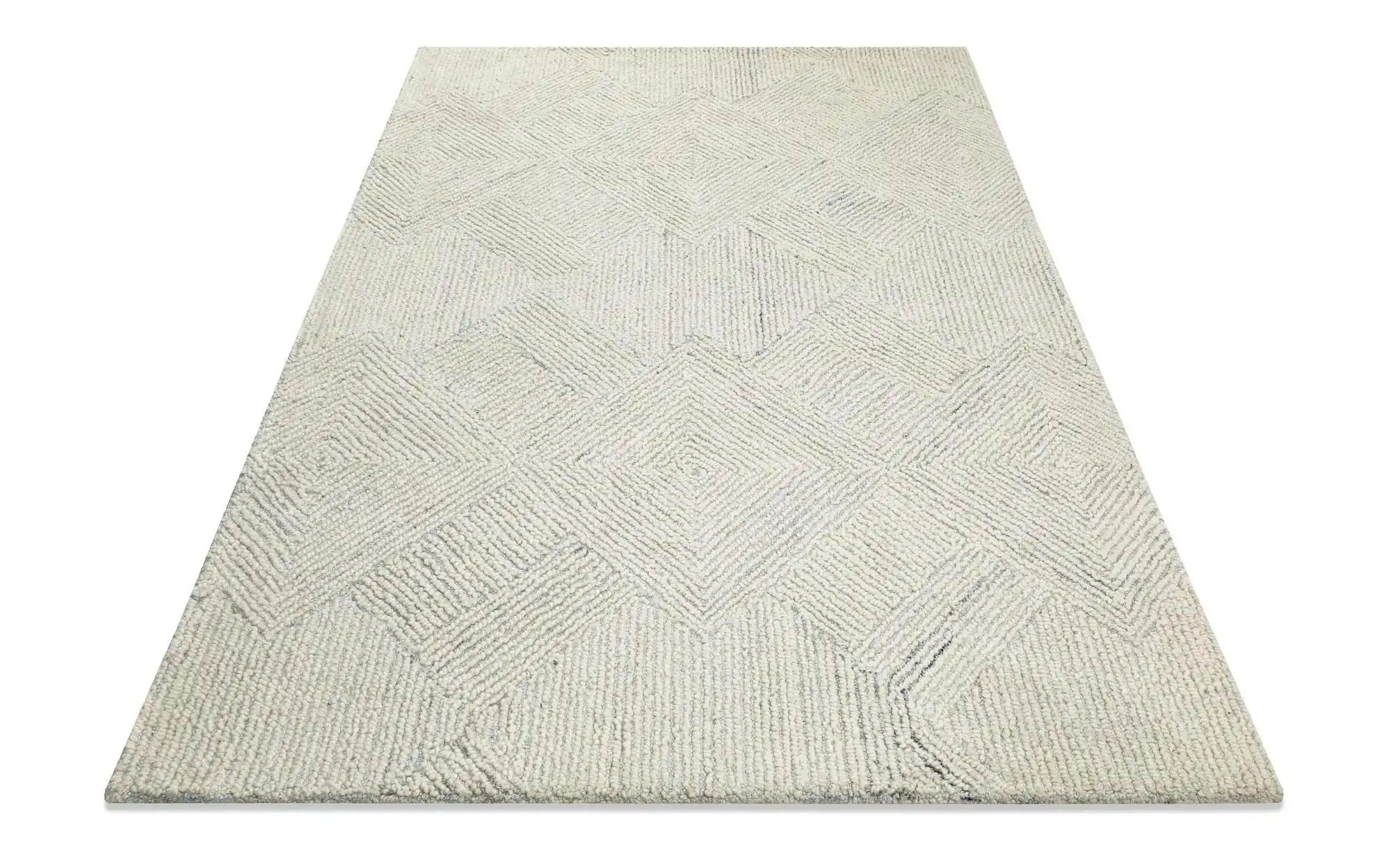 WECONhome Teppich   ¦ creme ¦ Wolle,Synthetische Fasern ¦ Maße (cm): B: 110 günstig online kaufen