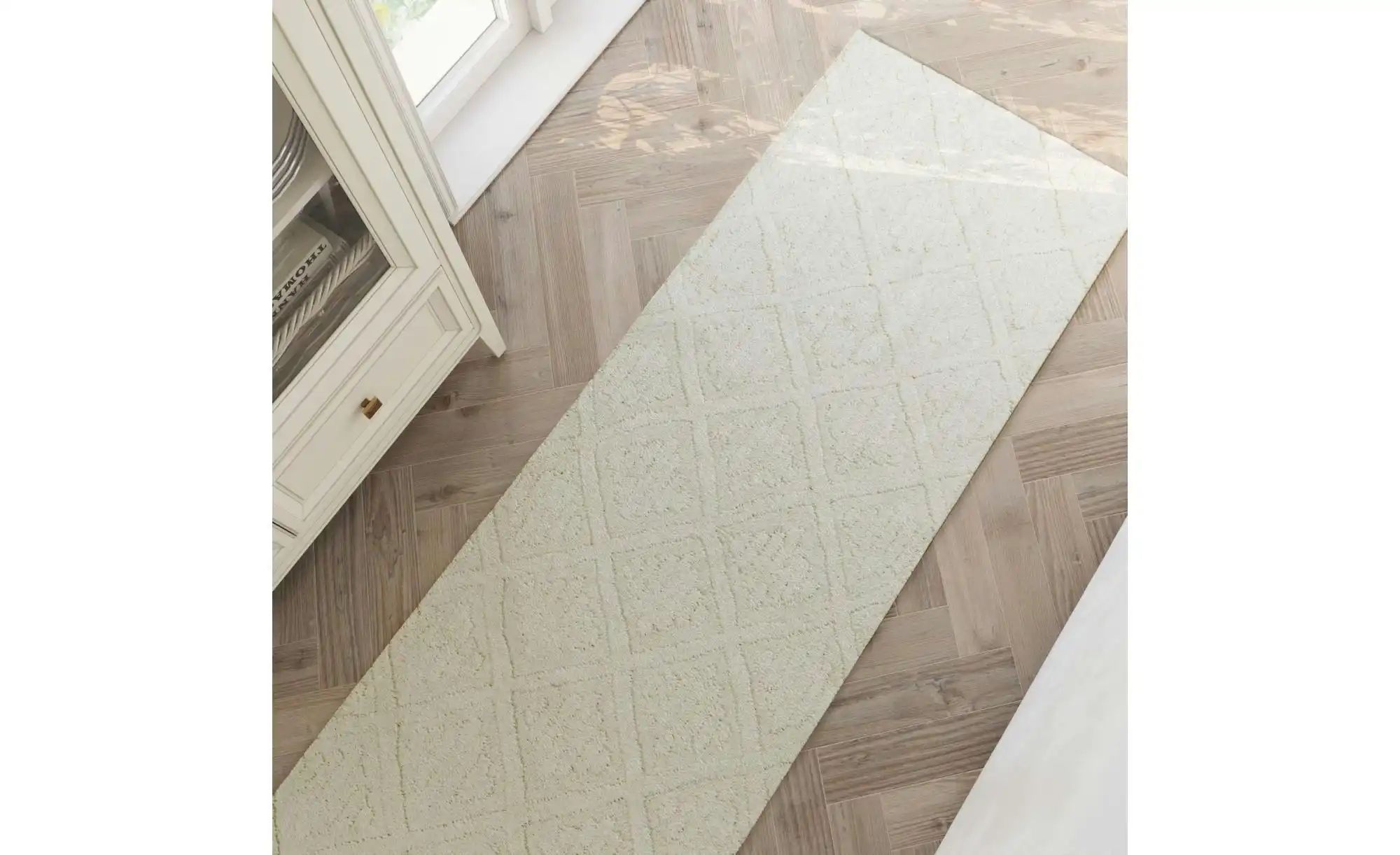 WECONhome Teppich   ¦ creme ¦ Wolle ¦ Maße (cm): B: 80 H: 10 Teppiche > Woh günstig online kaufen