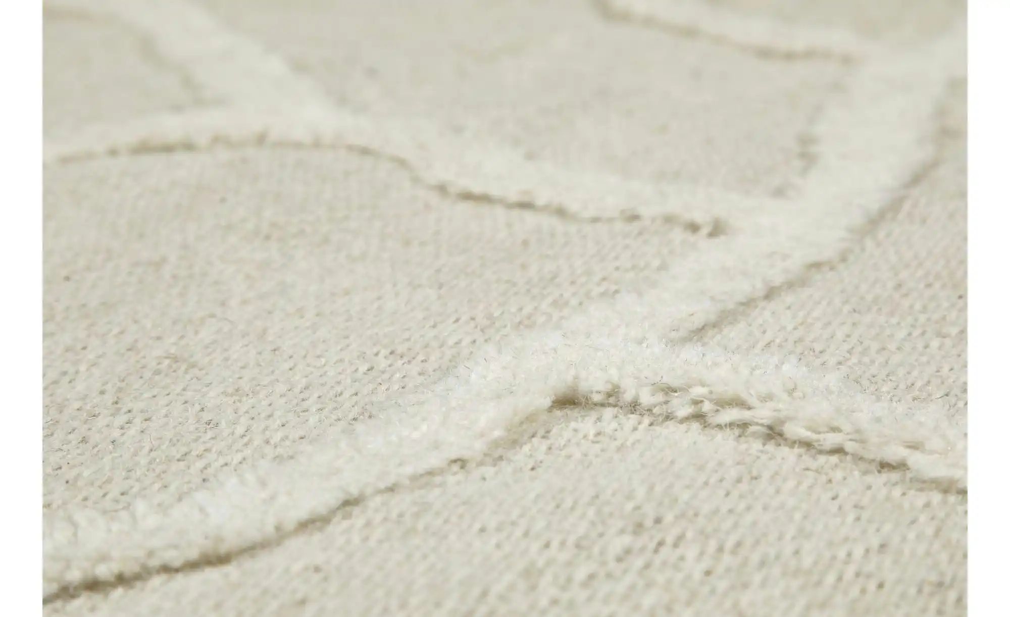 WECONhome Teppich   ¦ creme ¦ Synthetische Fasern ¦ Maße (cm): B: 80 H: 10 günstig online kaufen