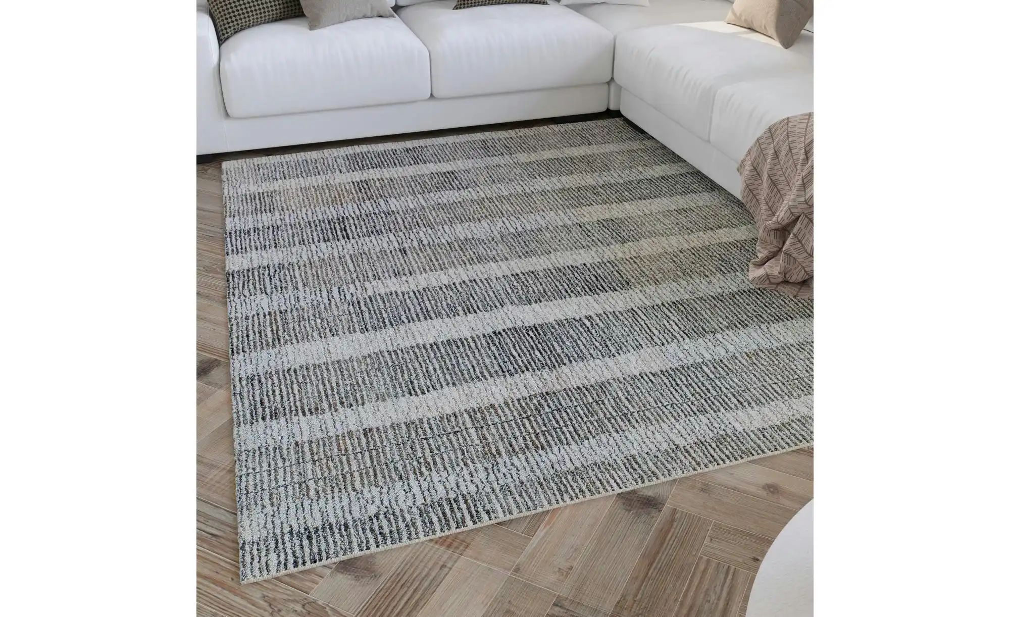 WECONhome Teppich   ¦ grau ¦ Wolle,Synthetische Fasern ¦ Maße (cm): B: 140 günstig online kaufen
