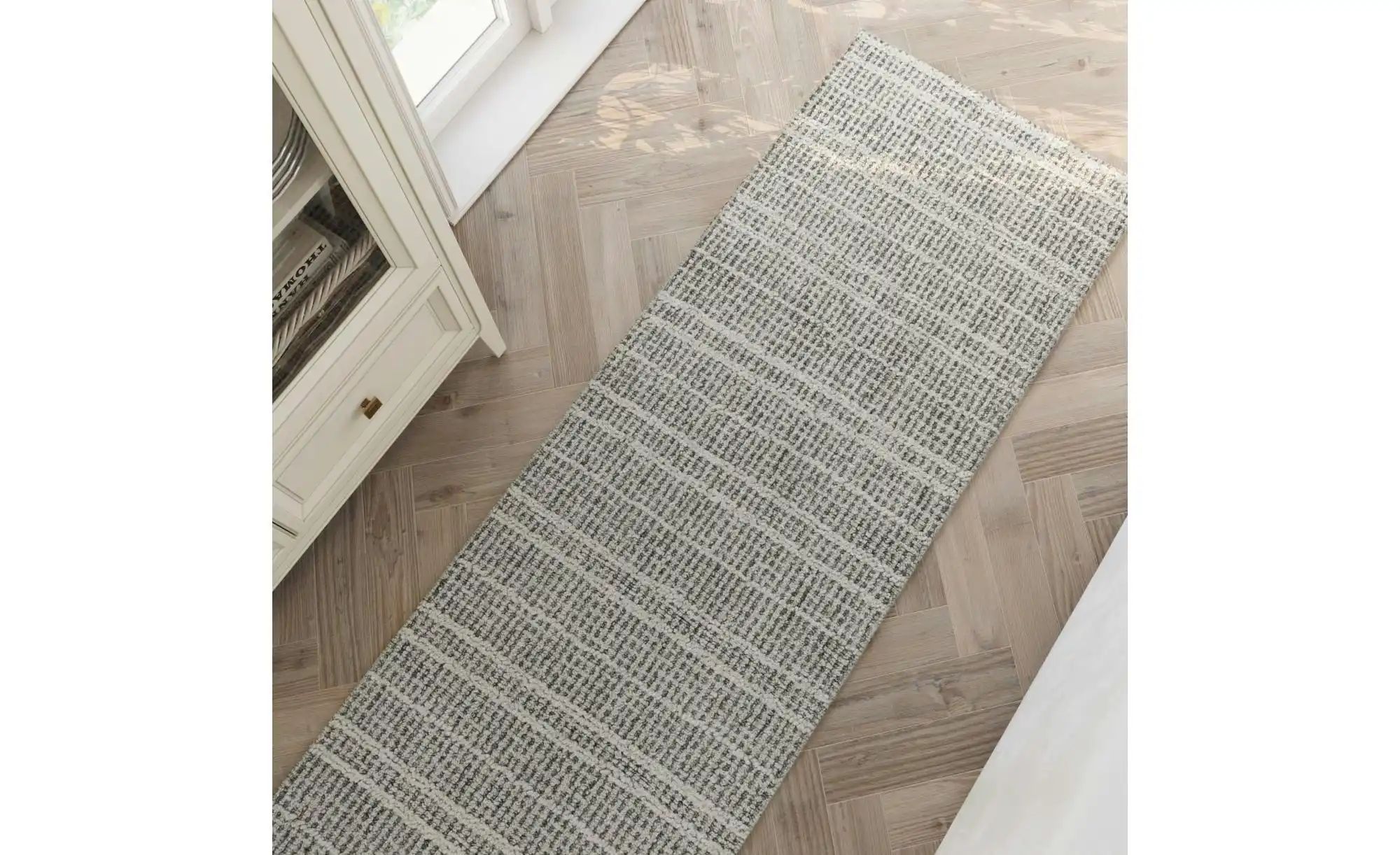 WECONhome Teppich   ¦ grau ¦ Wolle ¦ Maße (cm): B: 80 H: 10 Teppiche > Wohn günstig online kaufen