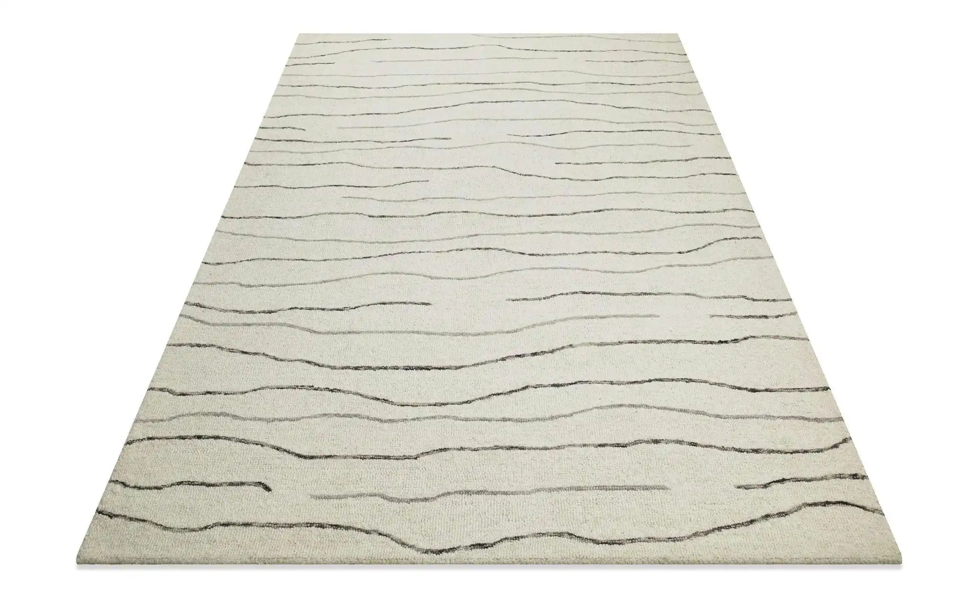 WECONhome Teppich   ¦ creme ¦ Wolle ¦ Maße (cm): B: 110 H: 5 Teppiche > Woh günstig online kaufen