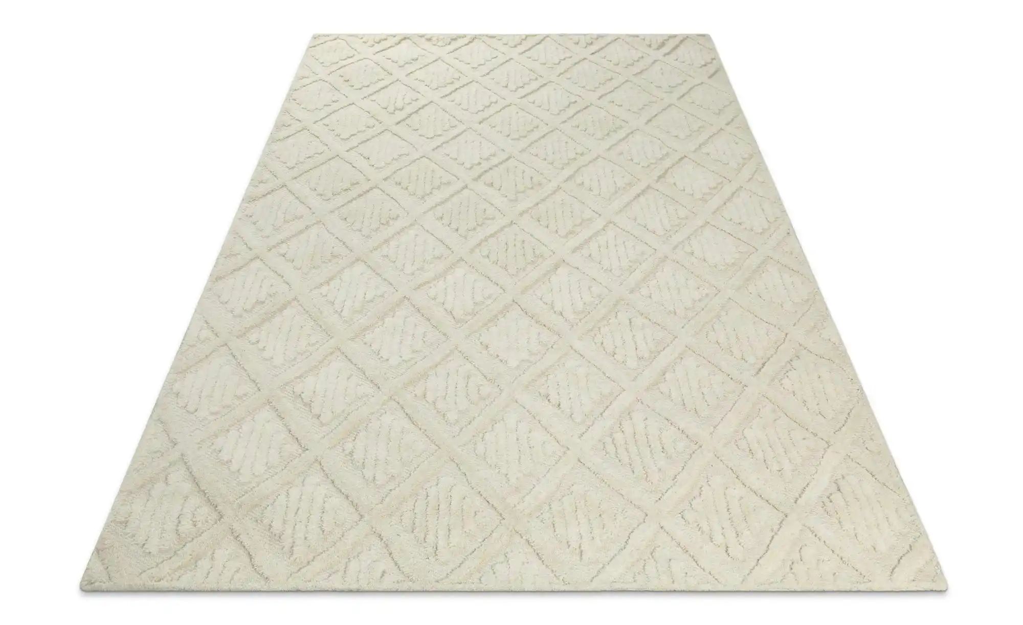 WECONhome Teppich   ¦ creme ¦ Wolle ¦ Maße (cm): B: 110 H: 10 Teppiche > Wo günstig online kaufen