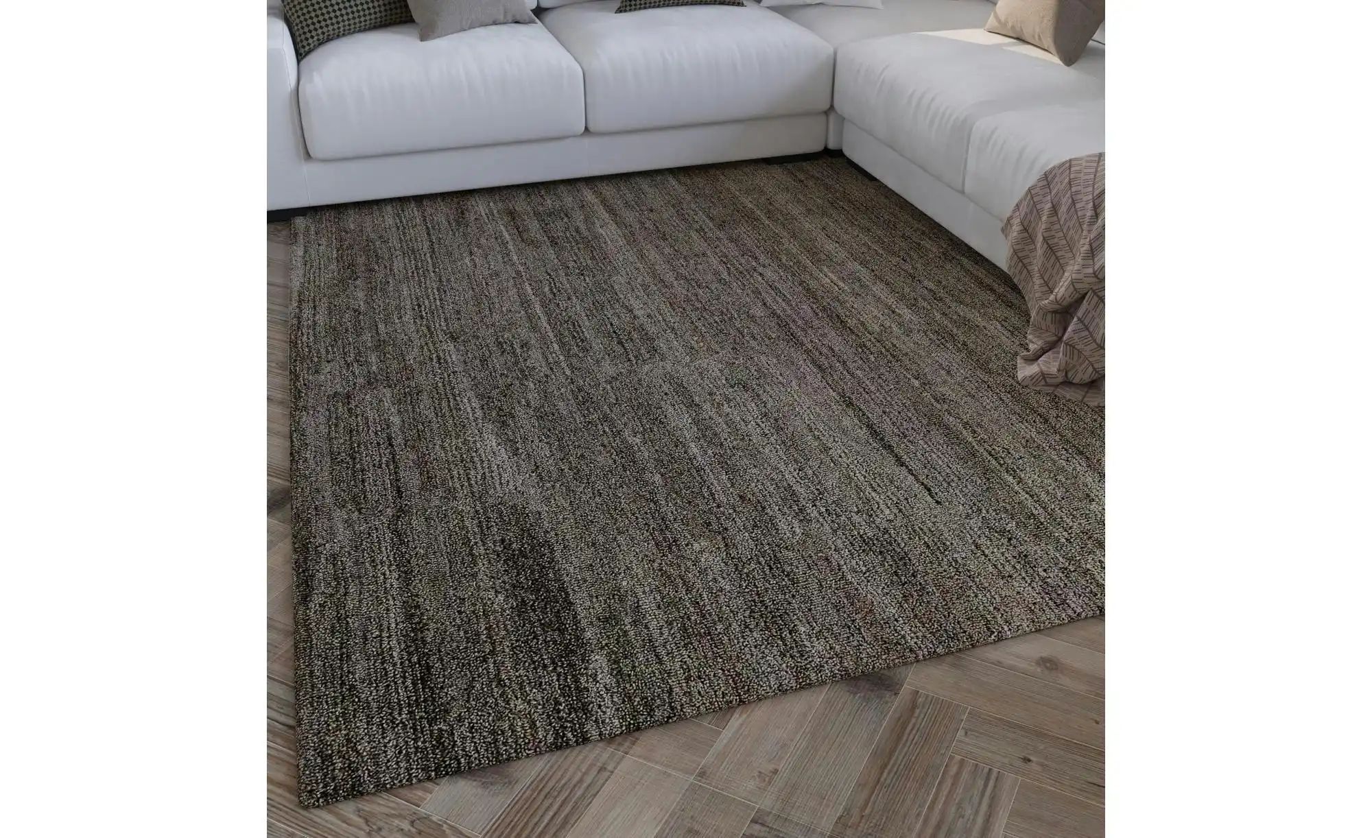 WECONhome Teppich   ¦ braun ¦ Synthetische Fasern ¦ Maße (cm): B: 110 H: 10 günstig online kaufen