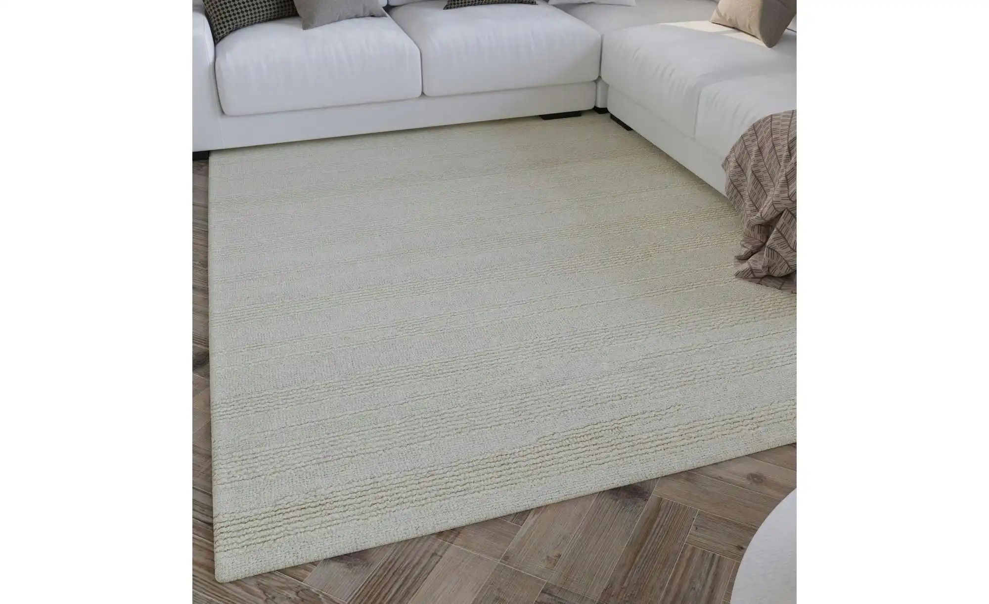 WECONhome Teppich   ¦ creme ¦ Synthetische Fasern ¦ Maße (cm): B: 70 H: 10 günstig online kaufen