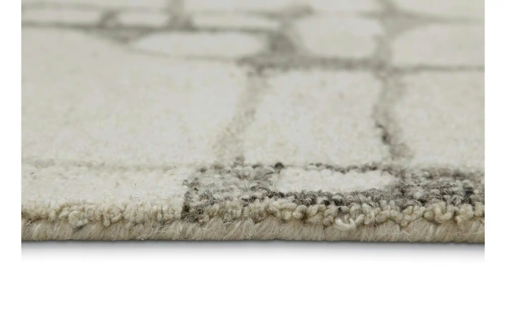 WECONhome Teppich   ¦ creme ¦ Wolle ¦ Maße (cm): B: 70 H: 5 Teppiche > Wohn günstig online kaufen