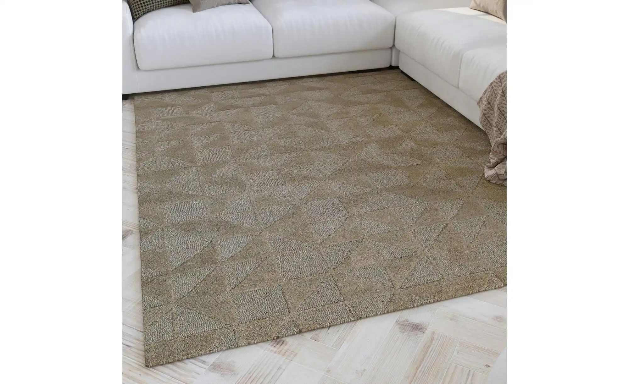 WECONhome Teppich   ¦ beige ¦ Wolle ¦ Maße (cm): B: 110 H: 10 Teppiche > Wo günstig online kaufen