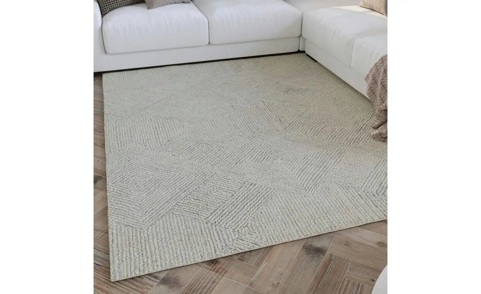WECONhome Teppich   ¦ creme ¦ Wolle,Synthetische Fasern ¦ Maße (cm): B: 70 günstig online kaufen