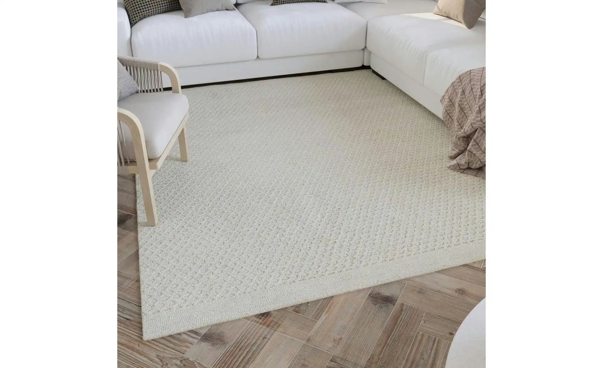 WECONhome Teppich   ¦ weiß ¦ Wolle ¦ Maße (cm): B: 160 H: 6 Teppiche > Wohn günstig online kaufen