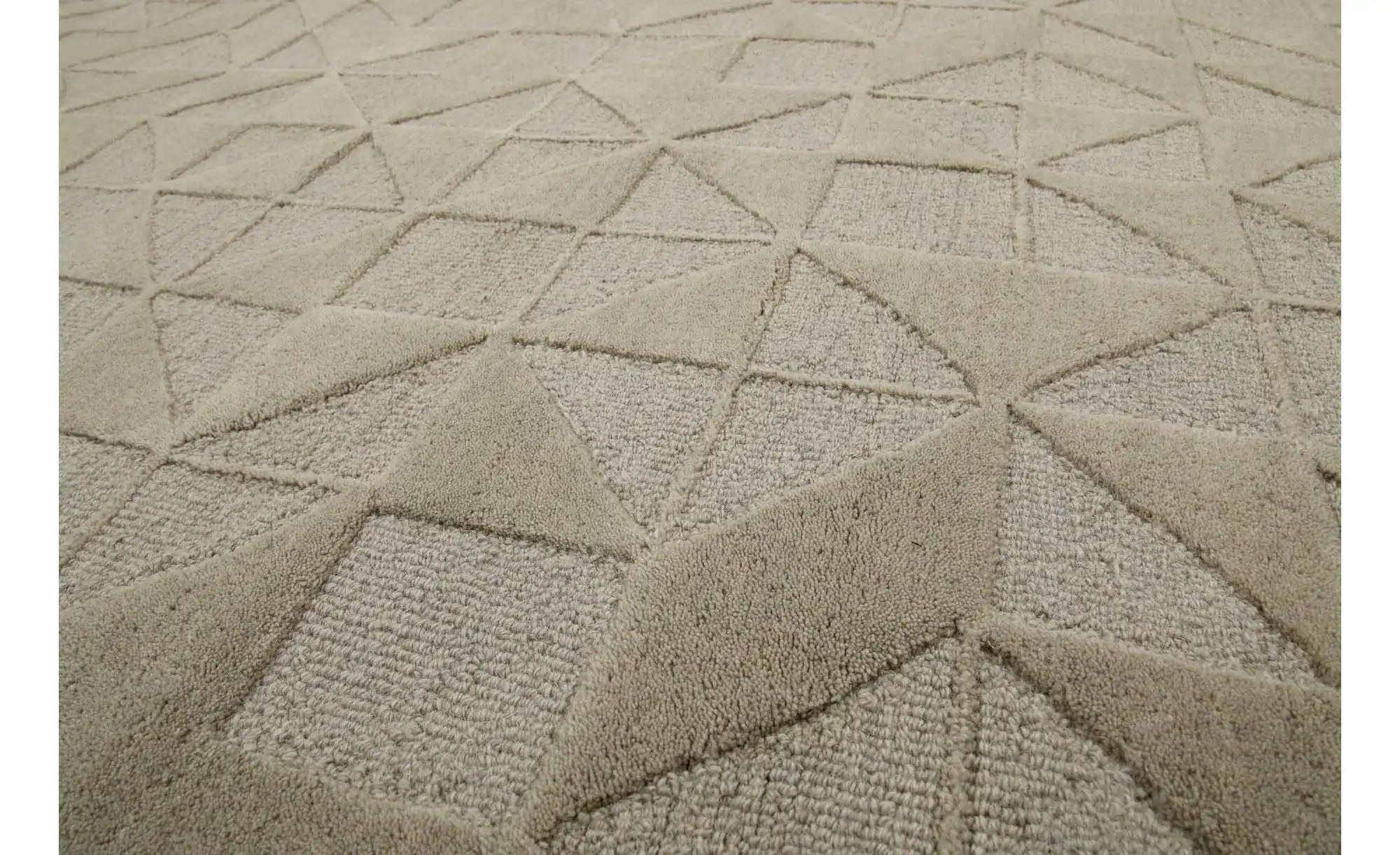 WECONhome Teppich   ¦ beige ¦ Wolle ¦ Maße (cm): B: 180 H: 10 Teppiche > Wo günstig online kaufen