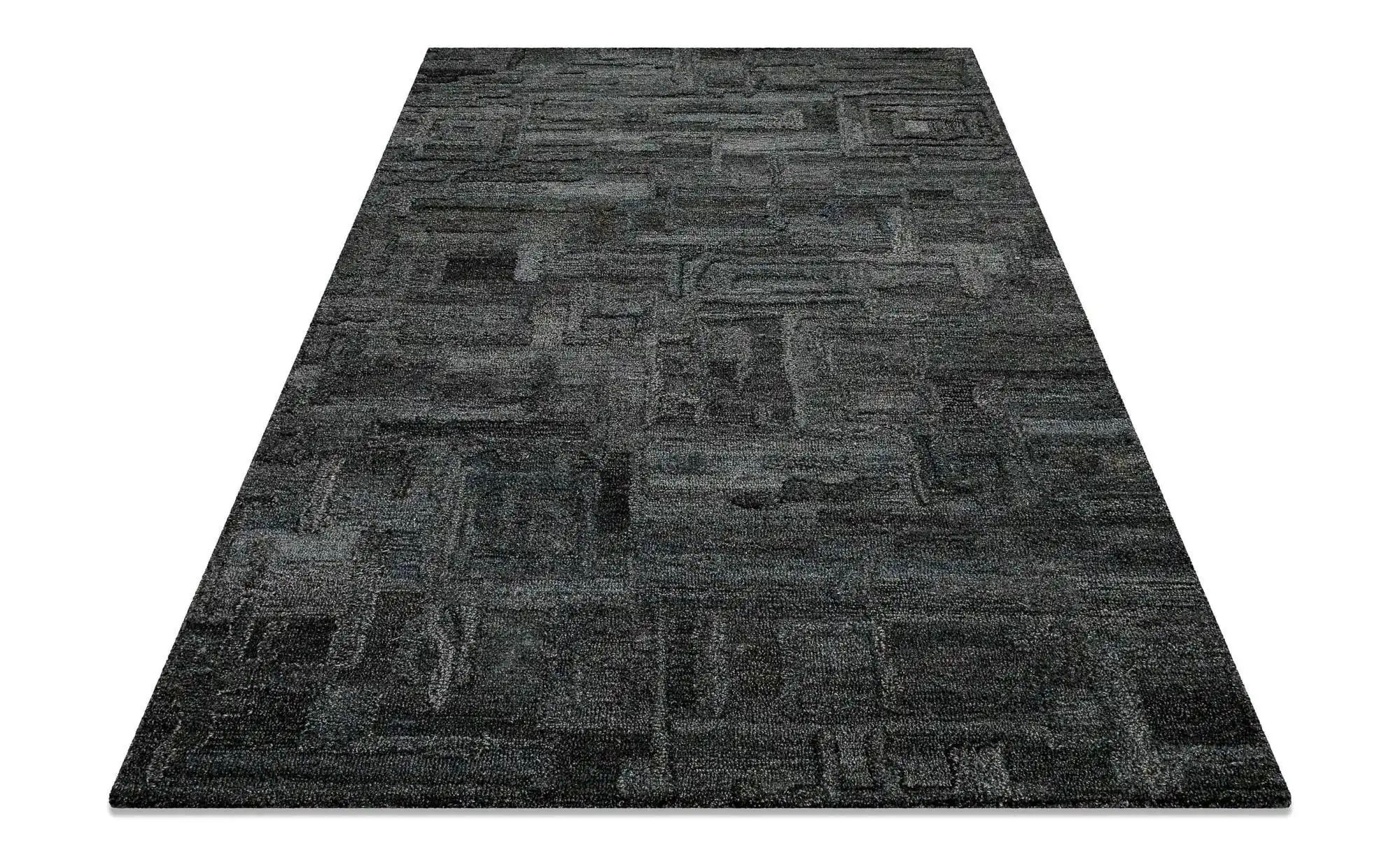 WECONhome Teppich   ¦ schwarz ¦ Synthetische Fasern ¦ Maße (cm): B: 140 H: günstig online kaufen