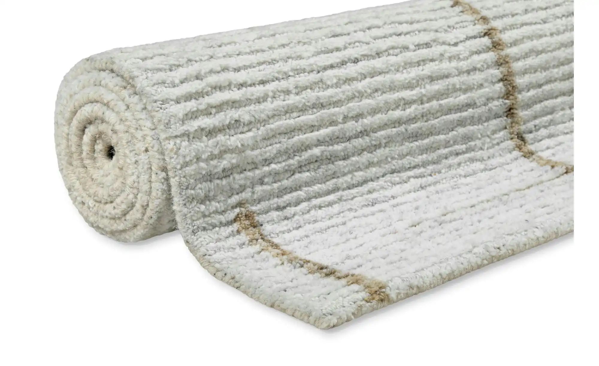Thumbnail - WECONhome Teppich   ¦ weiß ¦ Synthetische Fasern,Wolle ¦ Maße (cm): B: 40 H: 10 Teppiche > Wohnteppiche - Höffner
