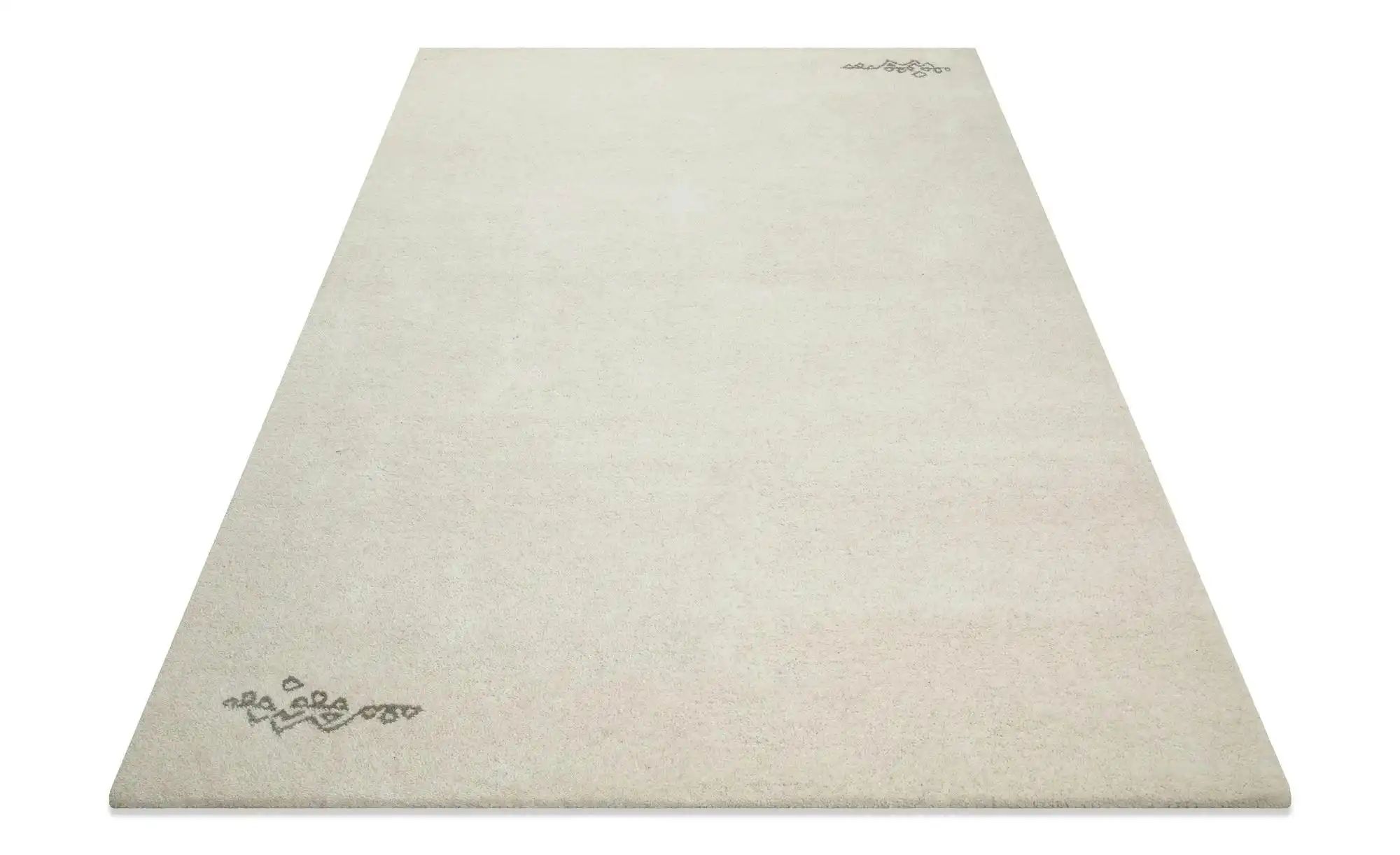 WECONhome Teppich   ¦ weiß ¦ Wolle ¦ Maße (cm): B: 70 H: 15 Teppiche > Wohn günstig online kaufen