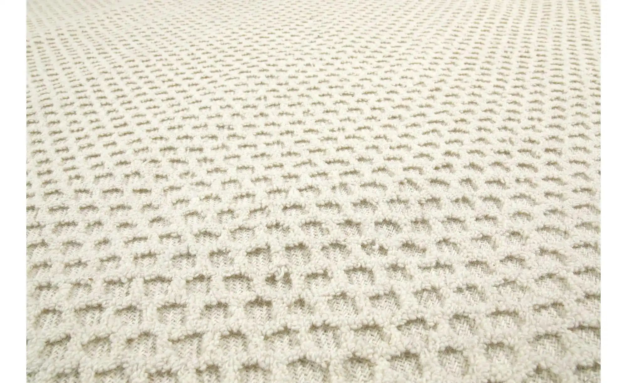 WECONhome Teppich   ¦ weiß ¦ Wolle ¦ Maße (cm): B: 110 H: 6 Teppiche > Wohn günstig online kaufen