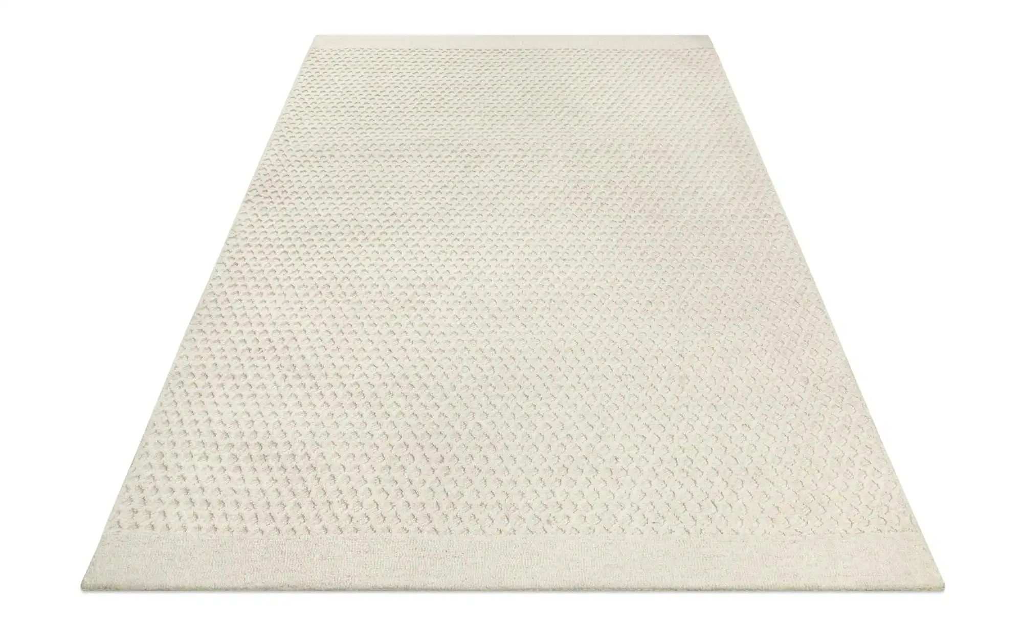 WECONhome Teppich   ¦ weiß ¦ Wolle ¦ Maße (cm): B: 140 H: 6 Teppiche > Wohn günstig online kaufen