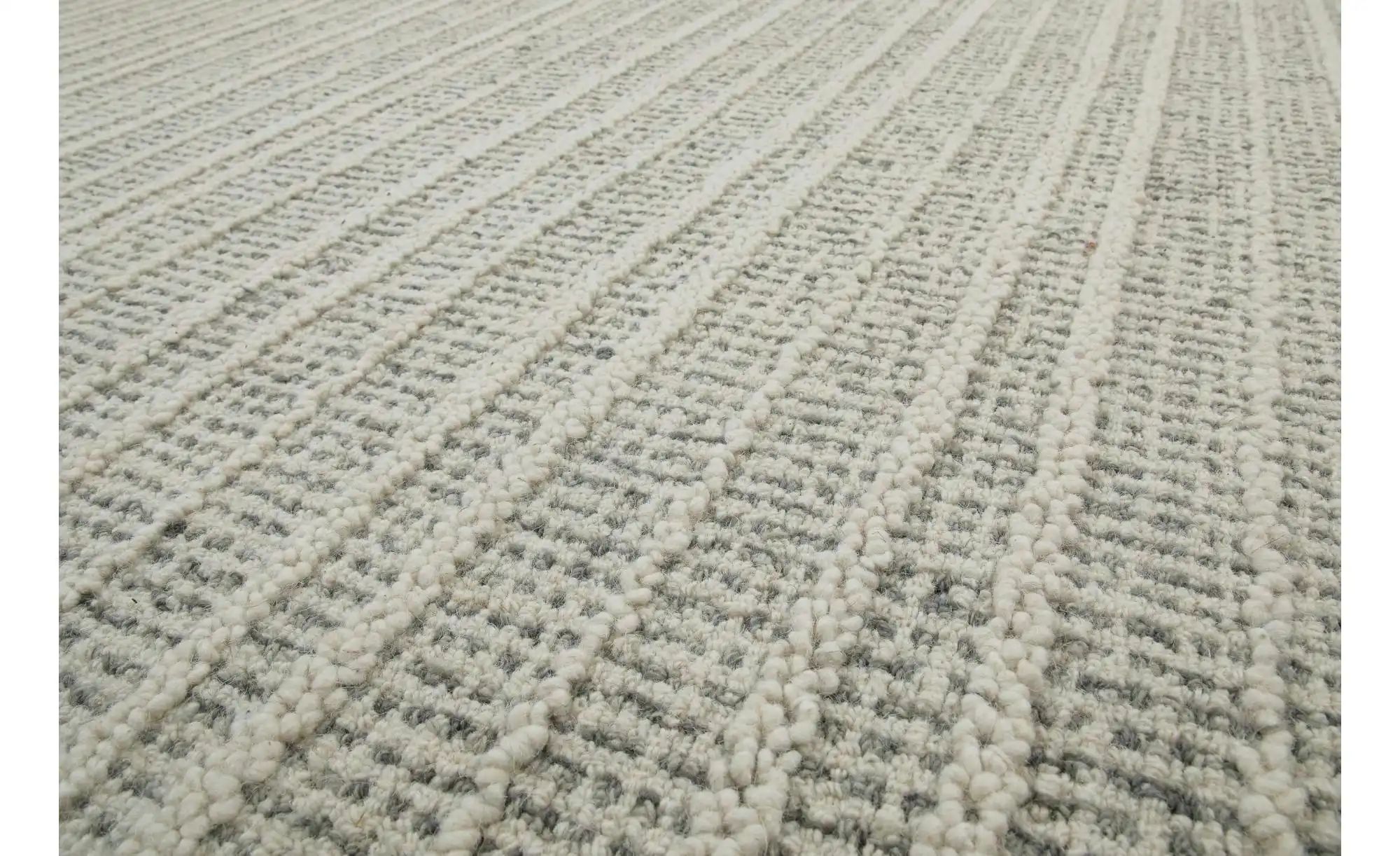WECONhome Teppich   ¦ grau ¦ Wolle ¦ Maße (cm): B: 300 H: 10 Teppiche > Woh günstig online kaufen