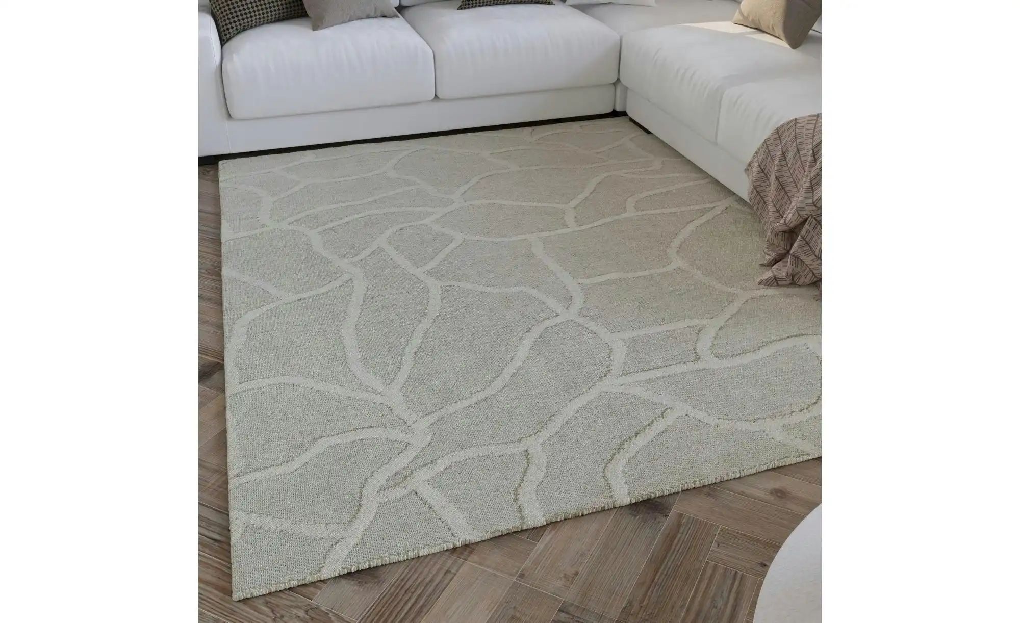 WECONhome Teppich   ¦ creme ¦ Synthetische Fasern ¦ Maße (cm): B: 240 H: 10 günstig online kaufen
