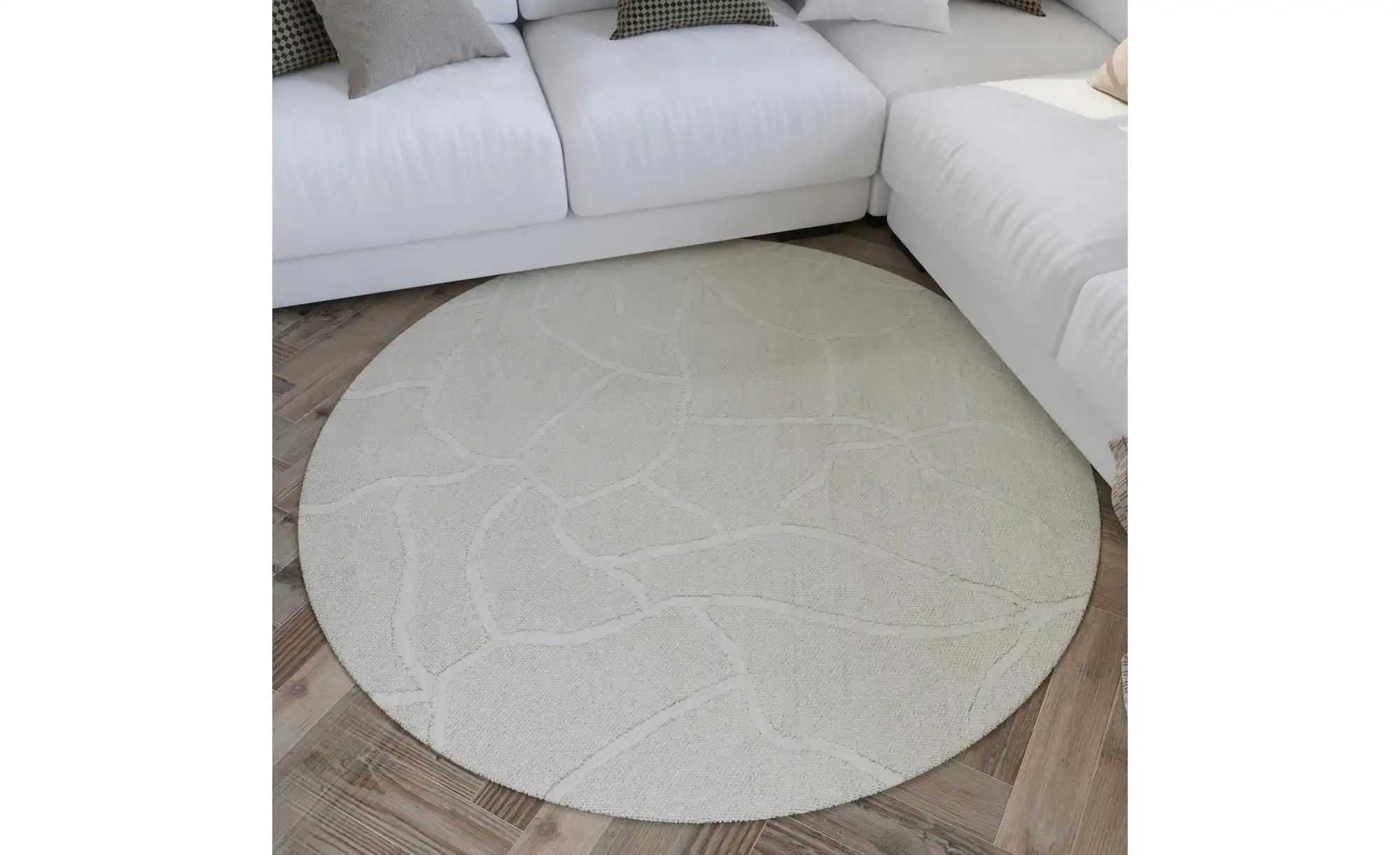 WECONhome Teppich   ¦ creme ¦ Synthetische Fasern ¦ Maße (cm): B: 180 H: 10 günstig online kaufen