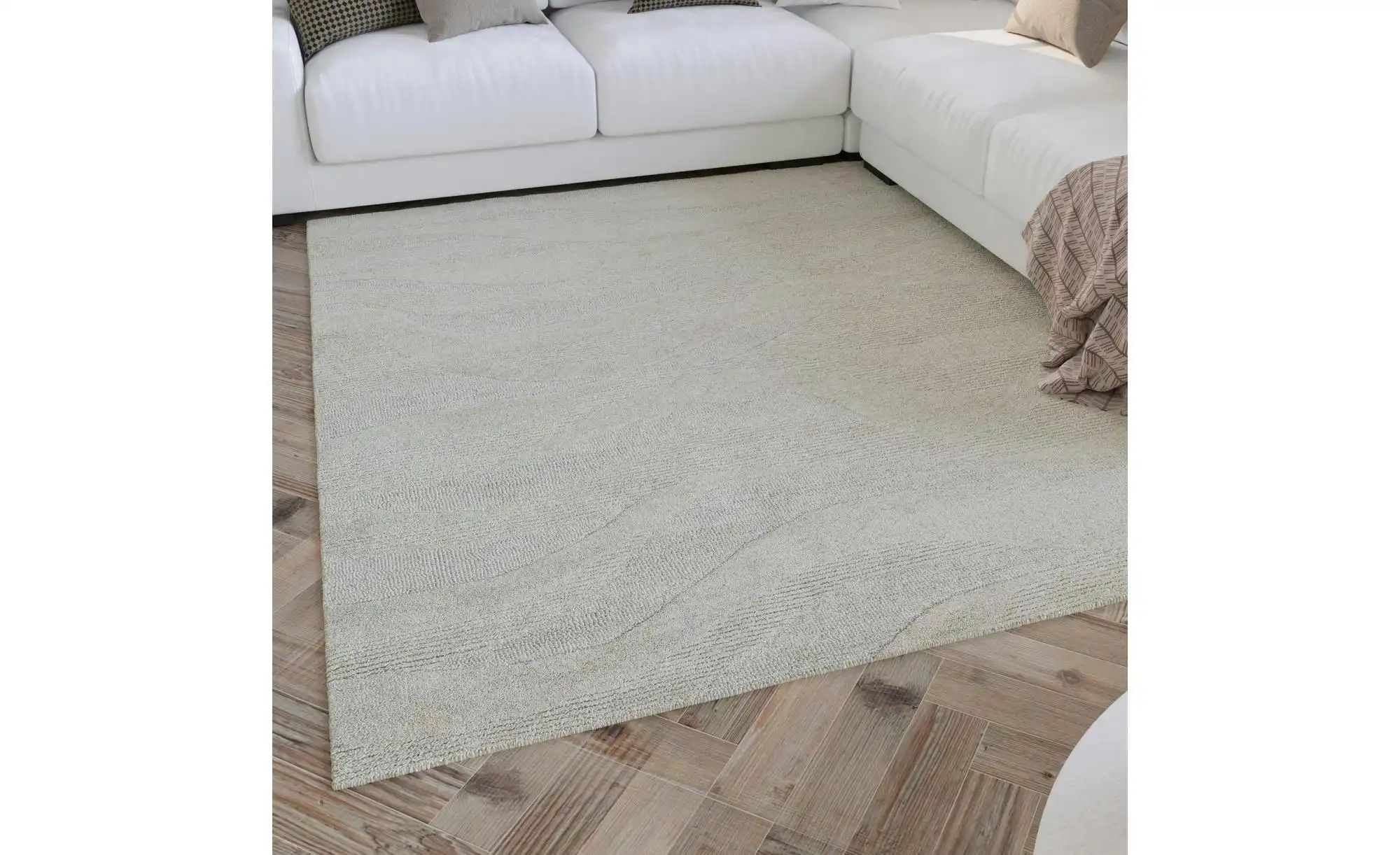 WECONhome Teppich   ¦ creme ¦ Wolle ¦ Maße (cm): B: 70 H: 10 Teppiche > Woh günstig online kaufen