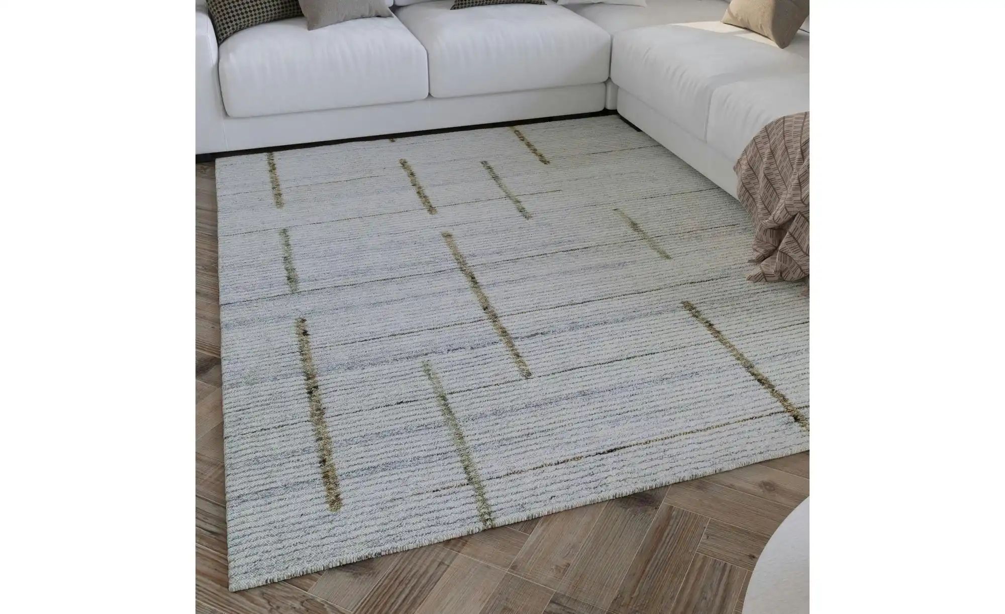 WECONhome Teppich   ¦ weiß ¦ Synthetische Fasern,Wolle ¦ Maße (cm): B: 70 H günstig online kaufen