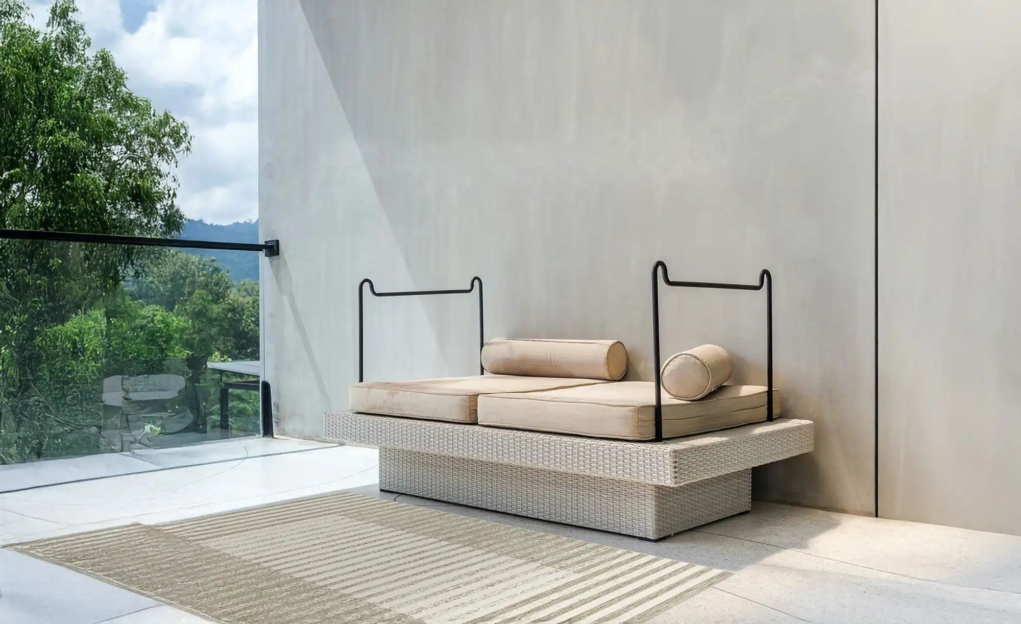 In-und Outdoorteppich  Scandinavian ¦ beige ¦ Synthetische Fasern ¦ Maße (c günstig online kaufen