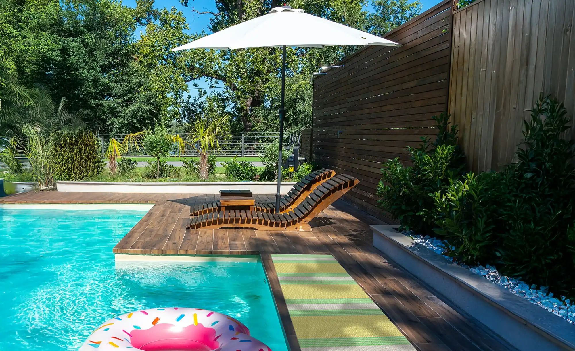 Thumbnail - In- und Outdoor Webteppich  Pool-Party ¦ mehrfarbig ¦ Synthetische Fasern ¦ Maße (cm): B: 80 H: 0,25 Teppiche > Outdoor ...