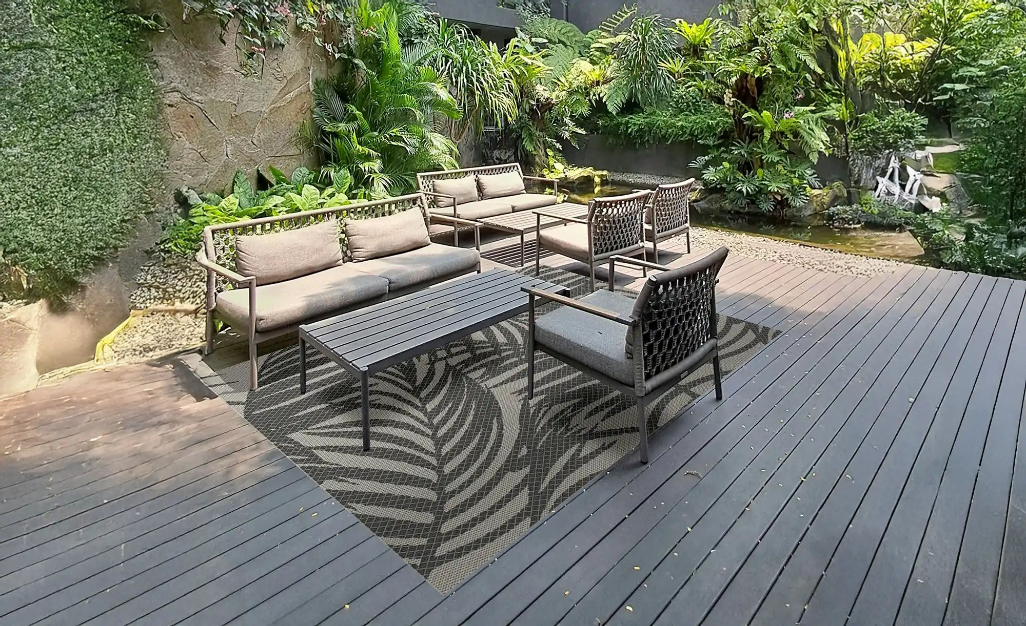 In- und Outdoorteppich  Svea ¦ mehrfarbig ¦ Synthetische Fasern ¦ Maße (cm) günstig online kaufen