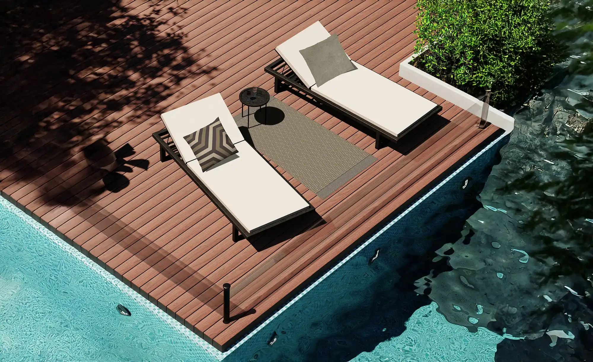 Outdoor-Teppich  Vivid-Set ¦ braun ¦ Synthetische Fasern ¦ Maße (cm): B: 80 günstig online kaufen