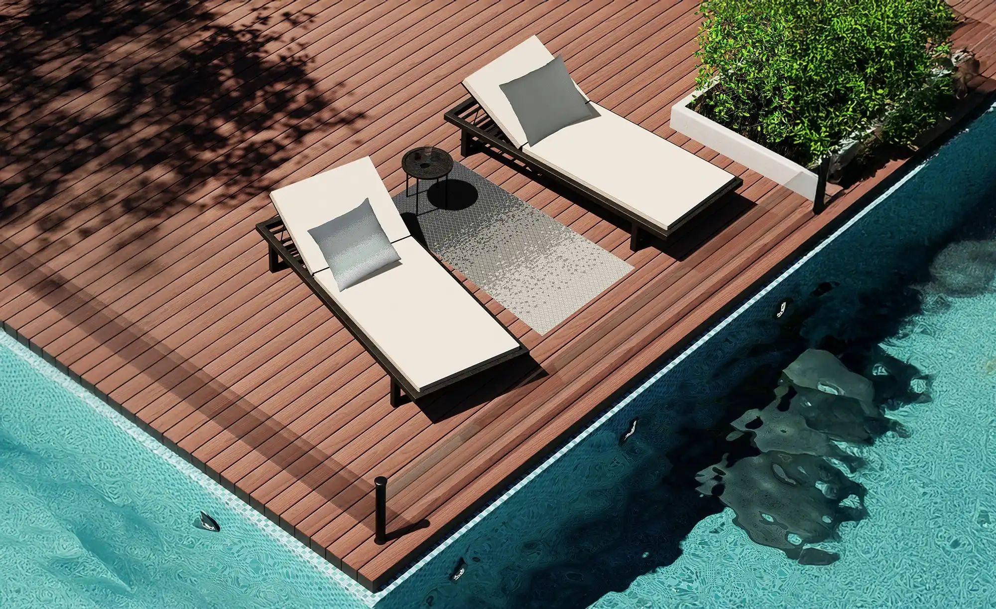 Thumbnail - Outdoor-Teppich Vivid-Set ¦ schwarz ¦ Synthetische Fasern ¦ Maße (cm): B: 80 Teppiche > Outdoor Teppiche - Höffner