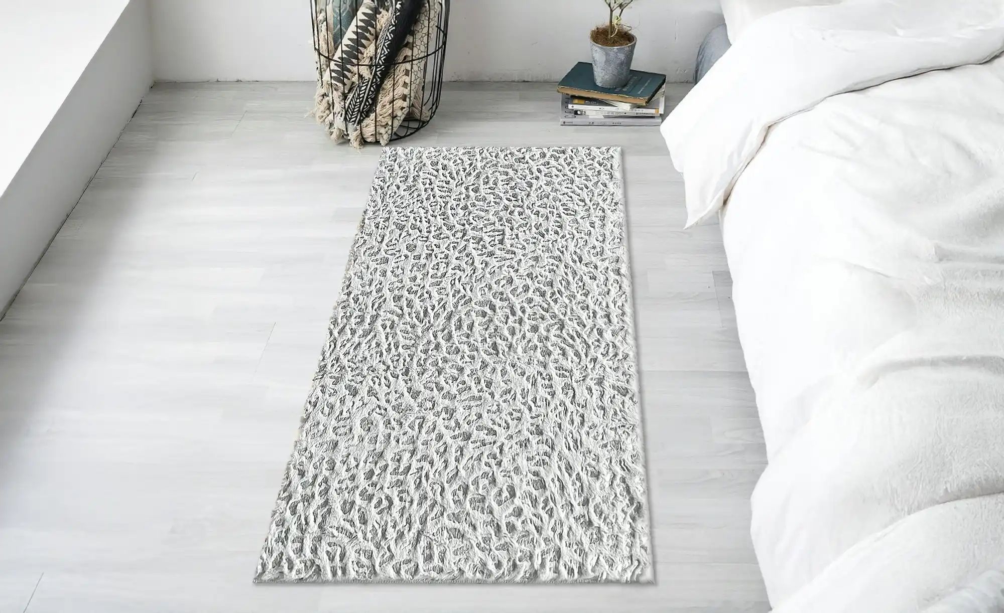 Jette Home Webteppich  Aurix ¦ grau ¦ Synthetische Fasern ¦ Maße (cm): B: 8 günstig online kaufen