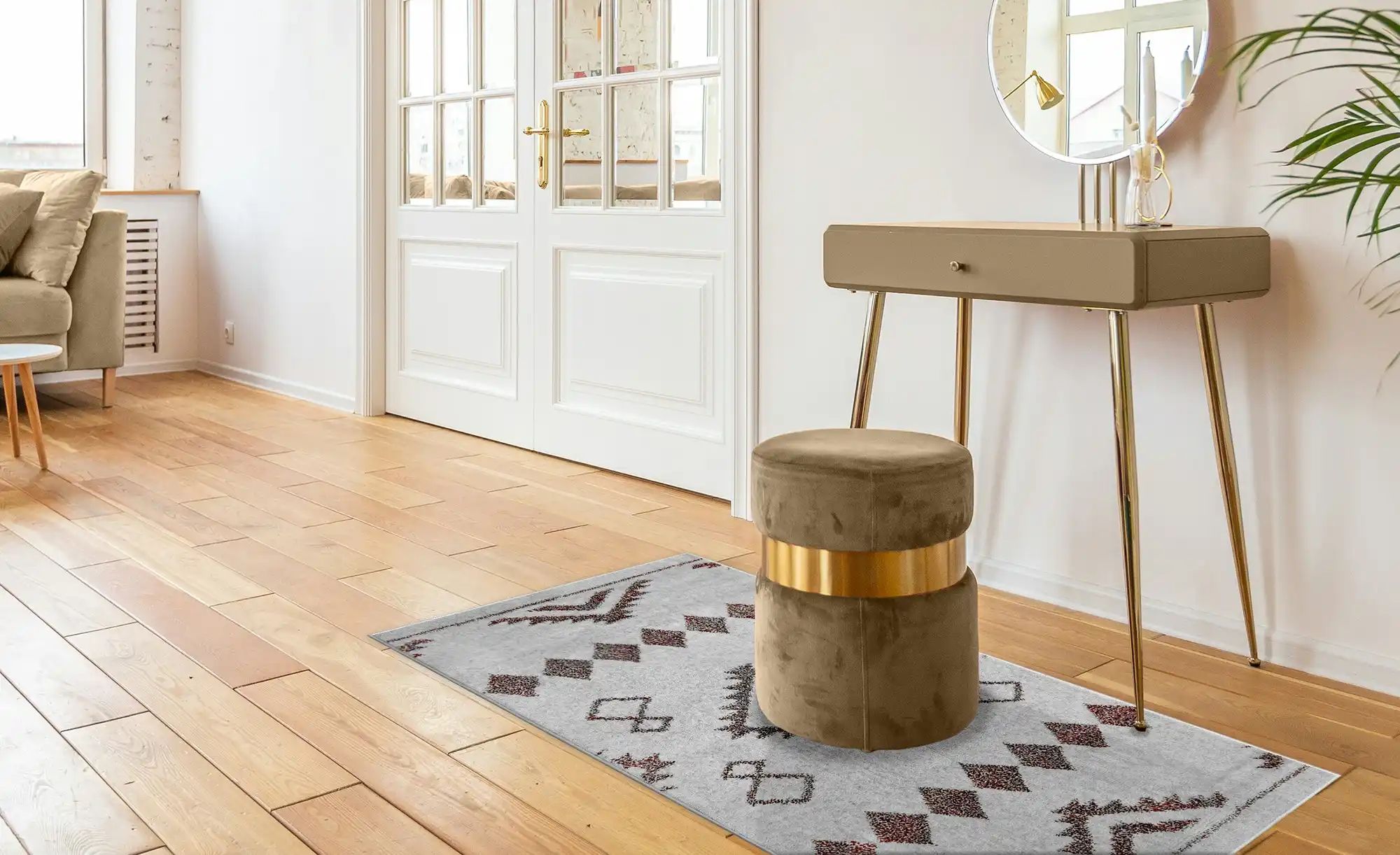 Webteppich  Saturn ¦ mehrfarbig ¦ Synthetische Fasern ¦ Maße (cm): B: 80 Te günstig online kaufen