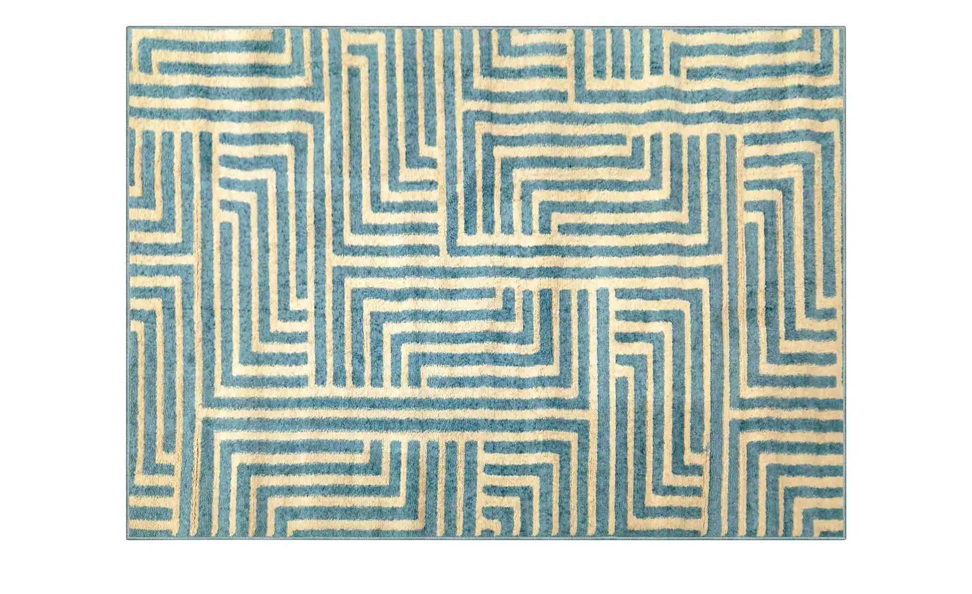 Webteppich  Alina ¦ mehrfarbig ¦ Synthetische Fasern,Jute ¦ Maße (cm): B: 1 günstig online kaufen