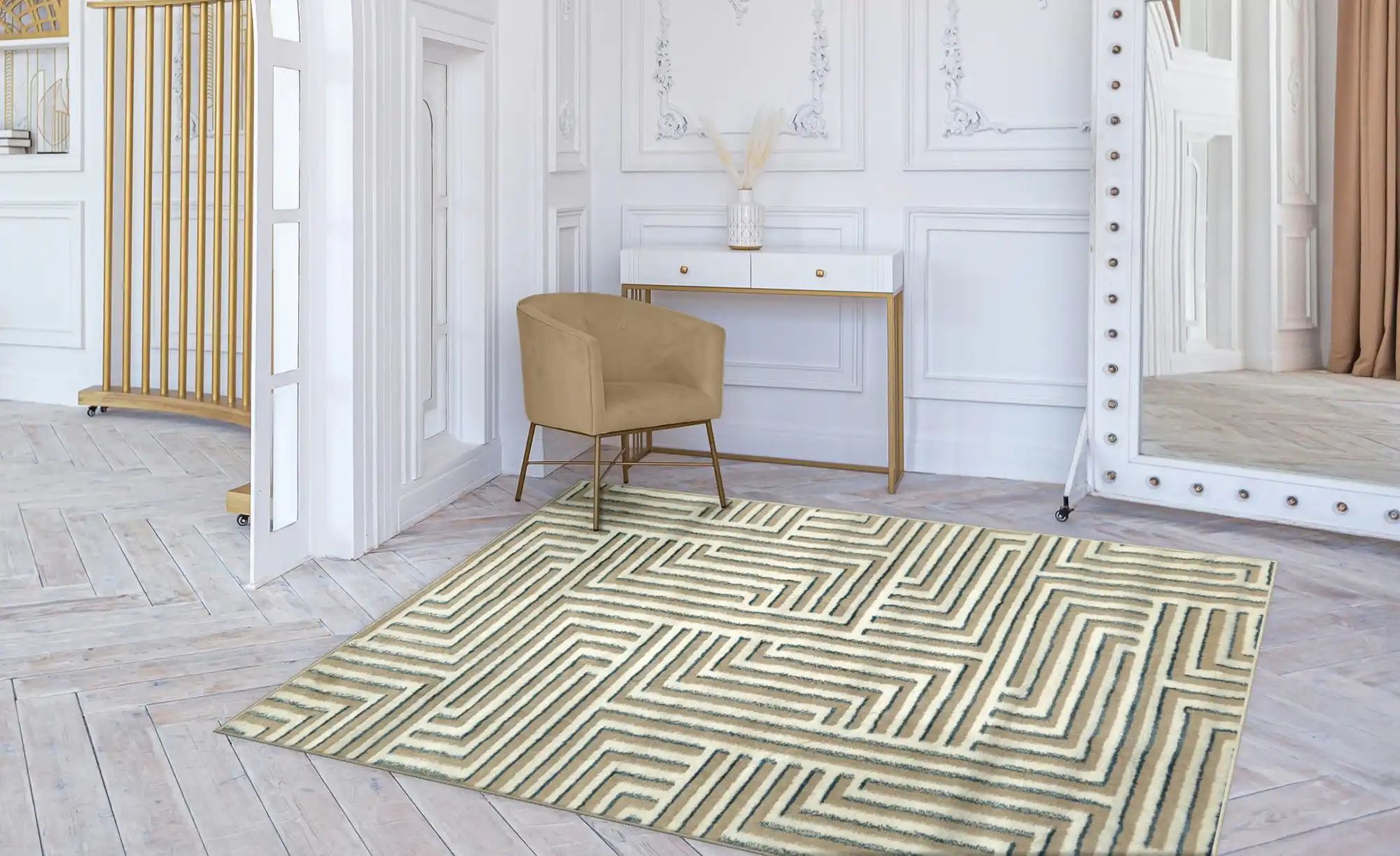 Webteppich  Marcus ¦ mehrfarbig ¦ Synthetische Fasern,Jute ¦ Maße (cm): B: günstig online kaufen