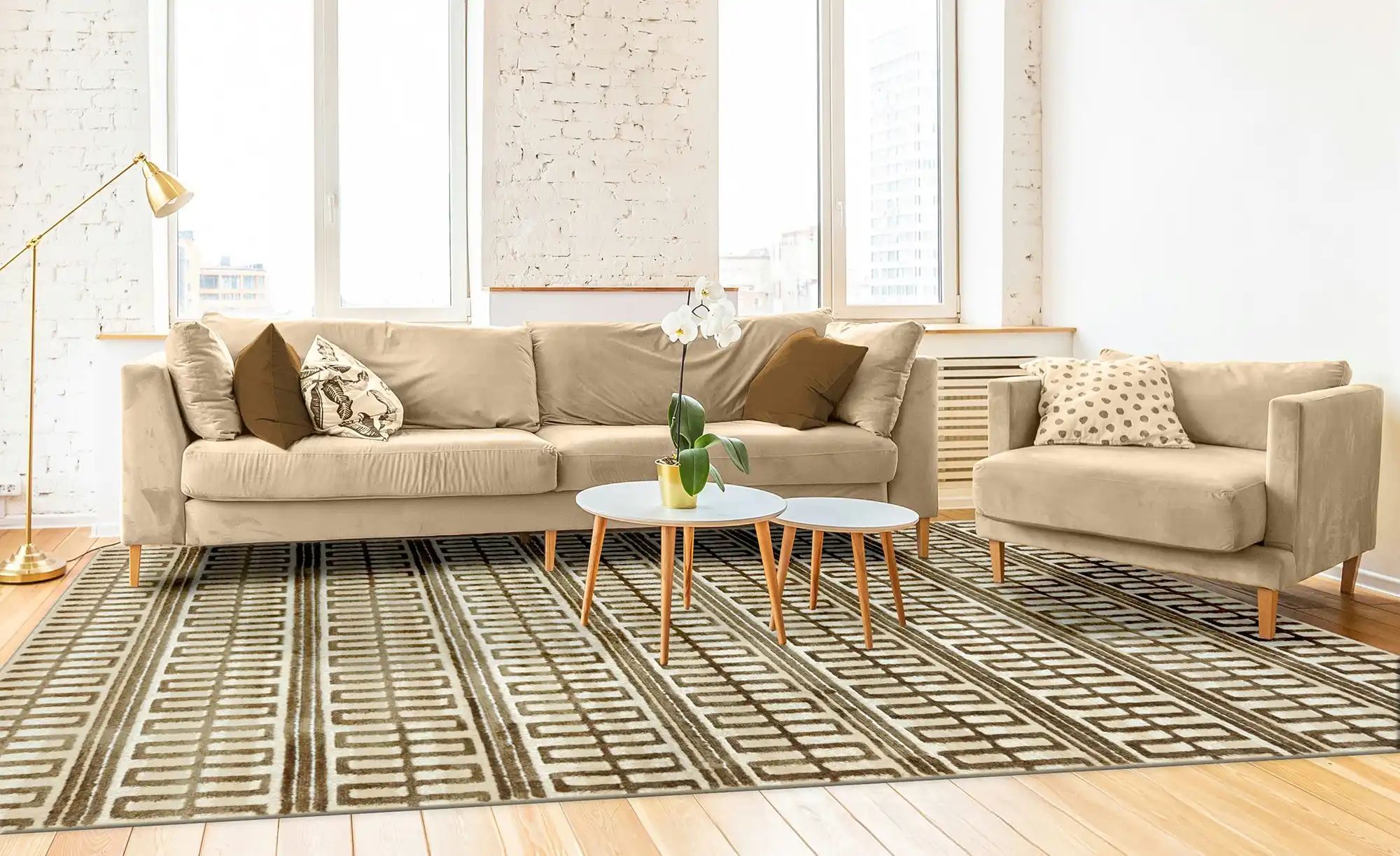 Webteppich  Gian ¦ mehrfarbig ¦ Synthetische Fasern,Jute ¦ Maße (cm): B: 19 günstig online kaufen