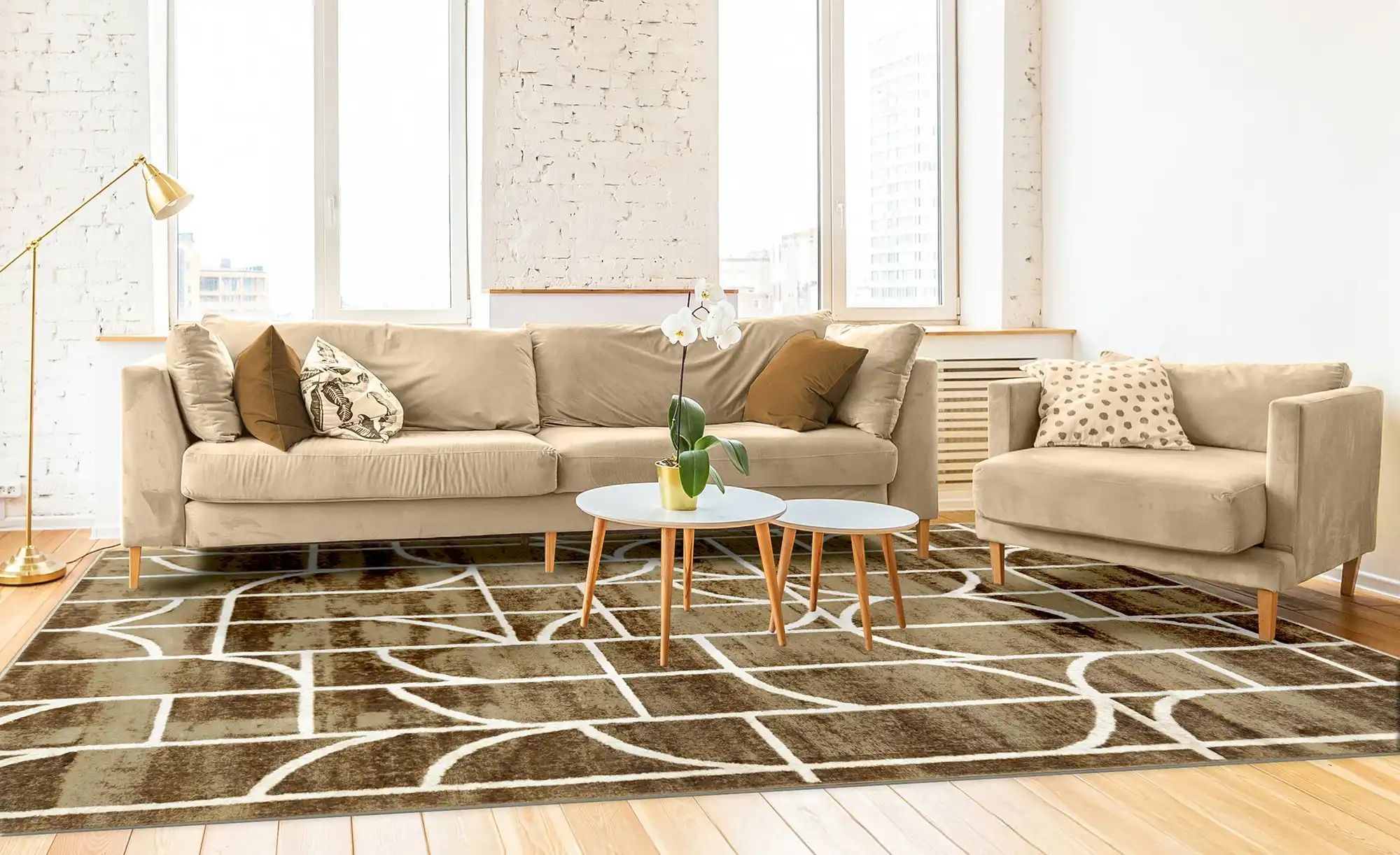 Webteppich  Sebastien ¦ mehrfarbig ¦ Synthetische Fasern,Jute ¦ Maße (cm): günstig online kaufen