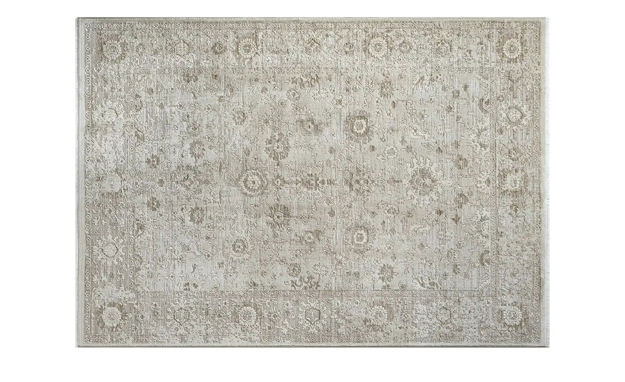 Webteppich  Flowline ¦ beige ¦ Synthetische Fasern ¦ Maße (cm): B: 80 Teppi günstig online kaufen